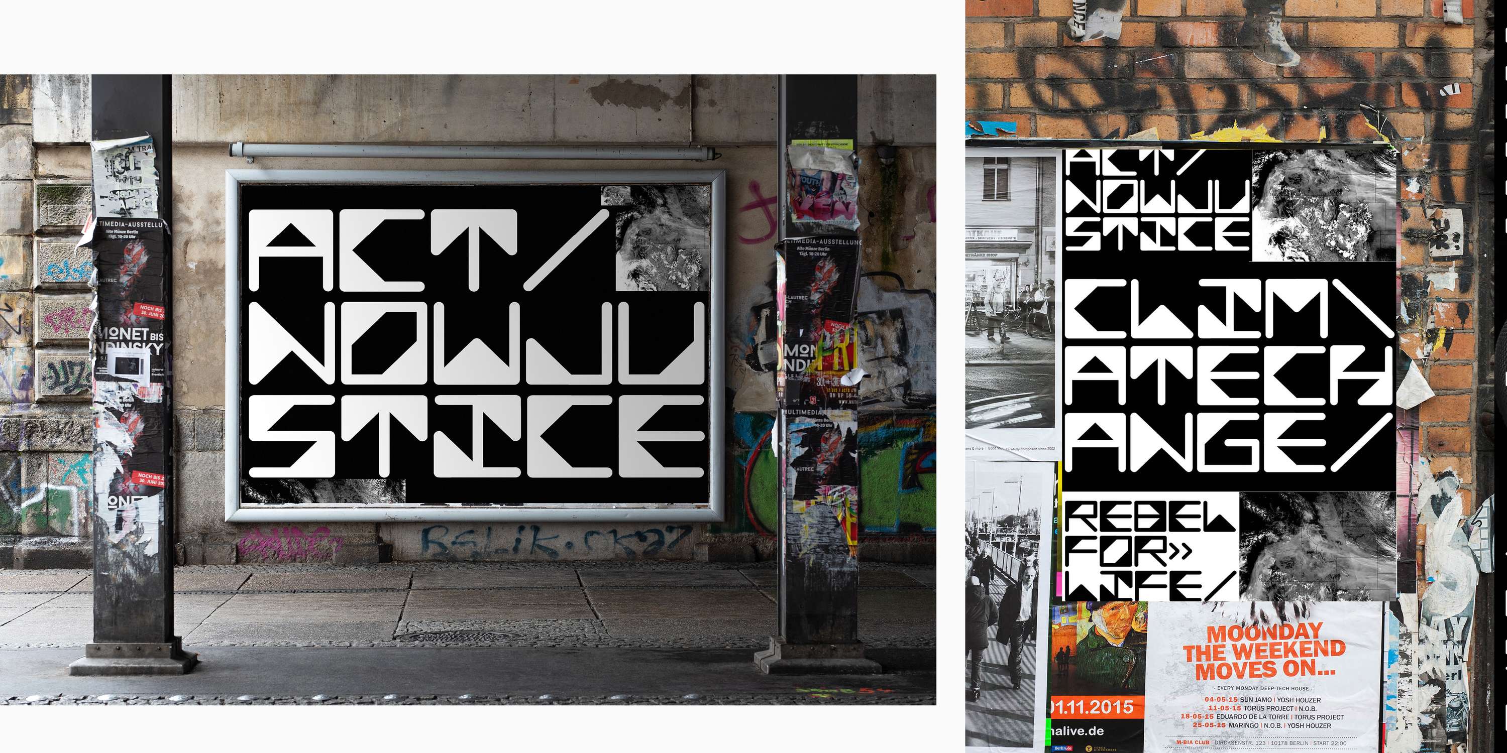 SOUNDS-OF-PROTEST: A climate change code typeface (2019 - 2020) by Bianca Maria Nitu
