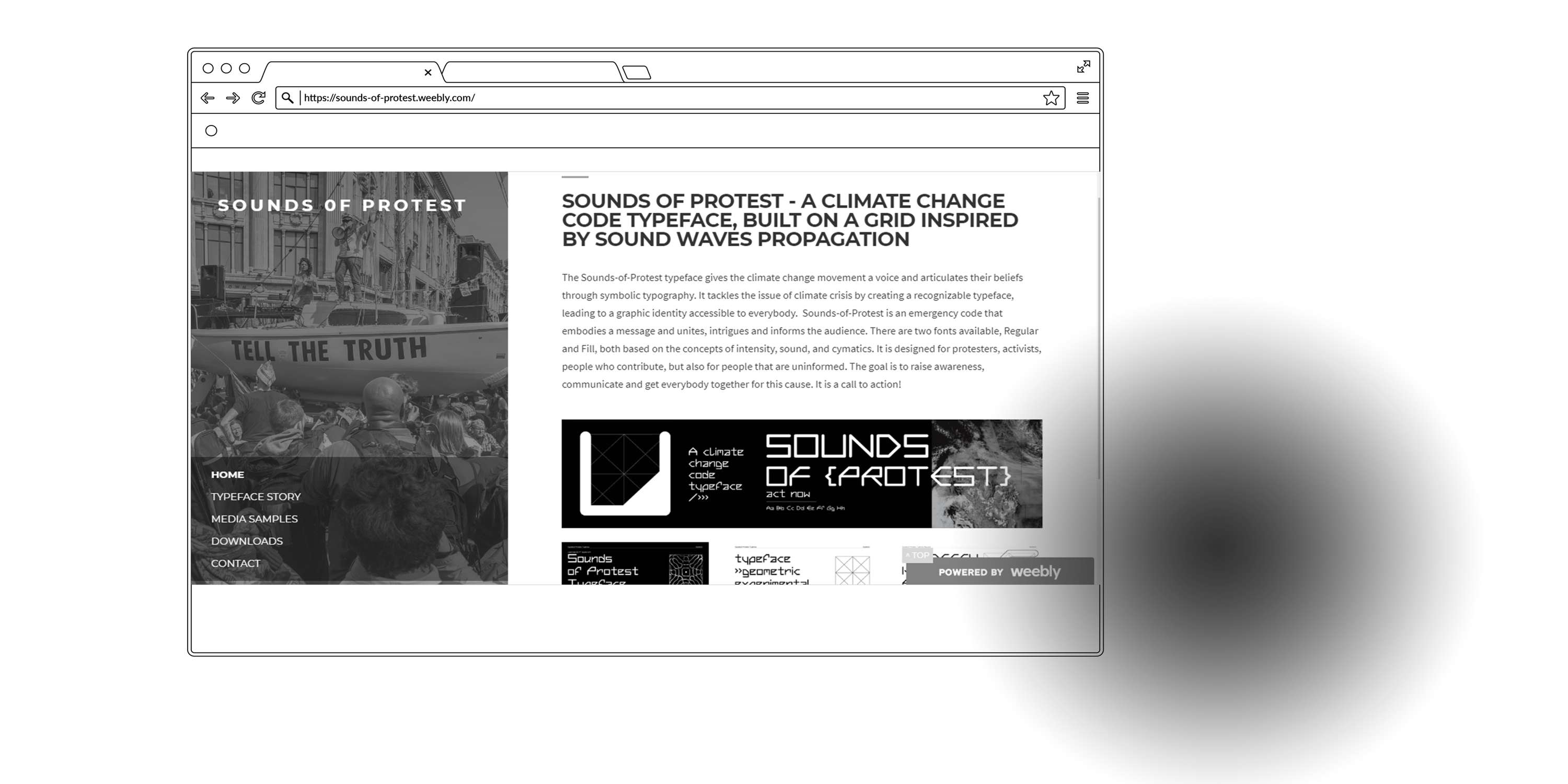 SOUNDS-OF-PROTEST: A climate change code typeface (2019 - 2020) by Bianca Maria Nitu