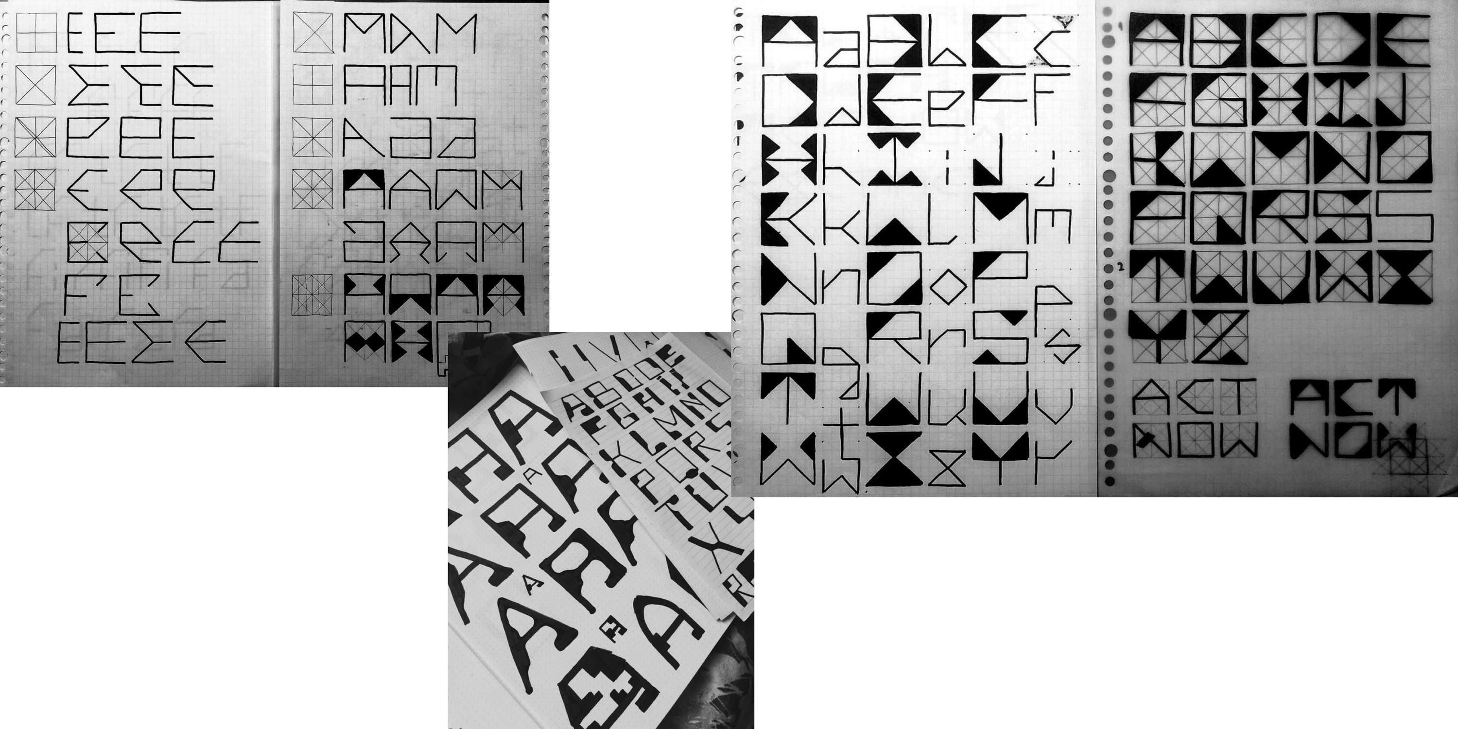 SOUNDS-OF-PROTEST: A climate change code typeface (2019 - 2020) by Bianca Maria Nitu