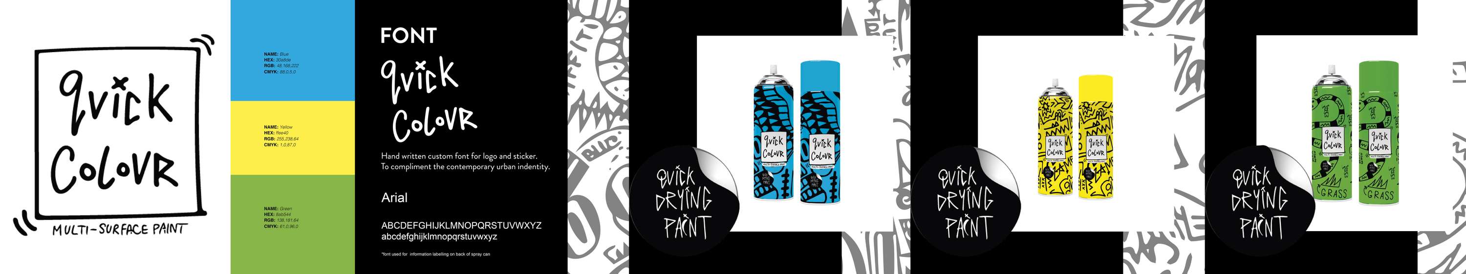 Quick Colour Re-Branding & Packaging by Georgia McDonald