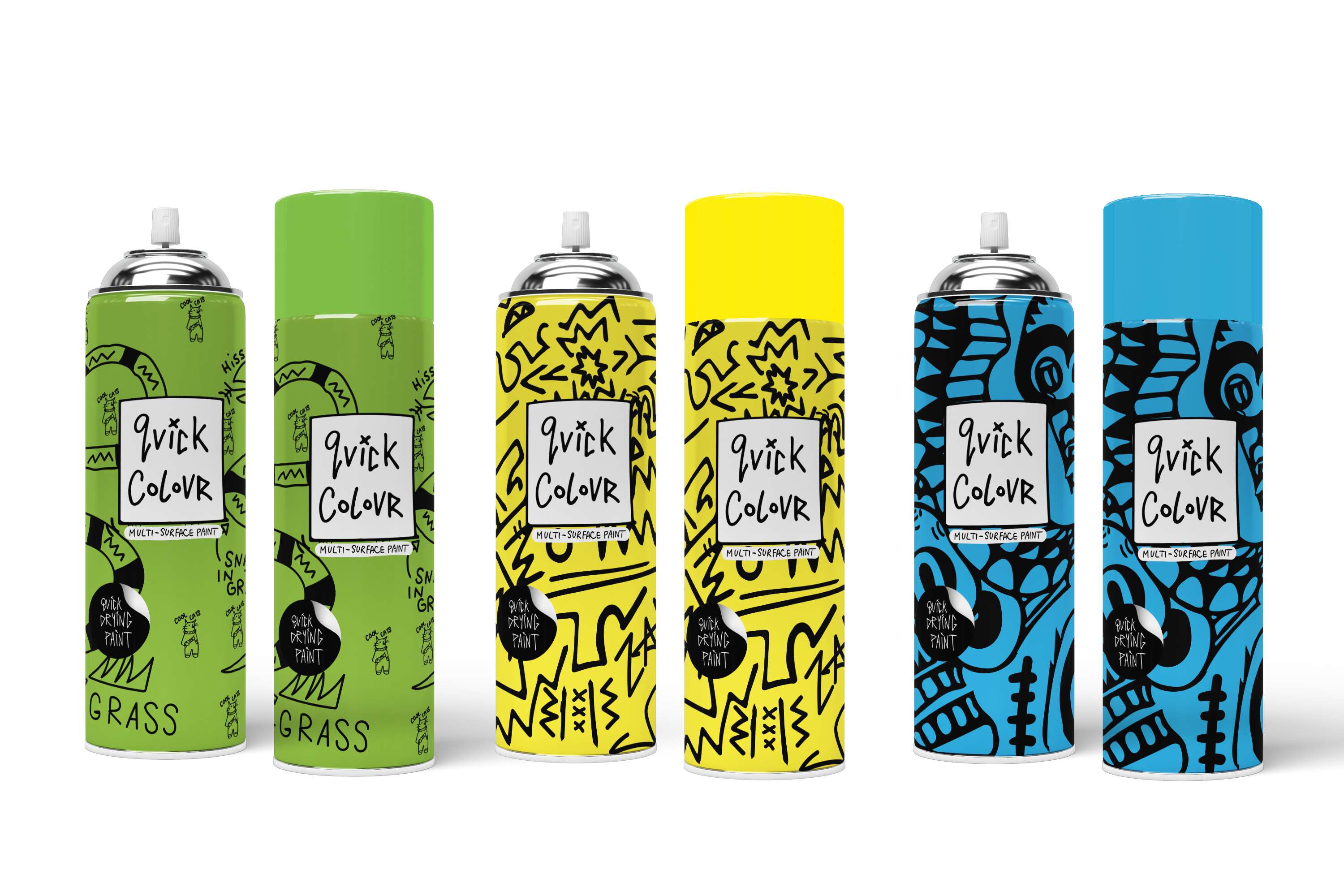 Quick Colour Re-Branding & Packaging by Georgia McDonald