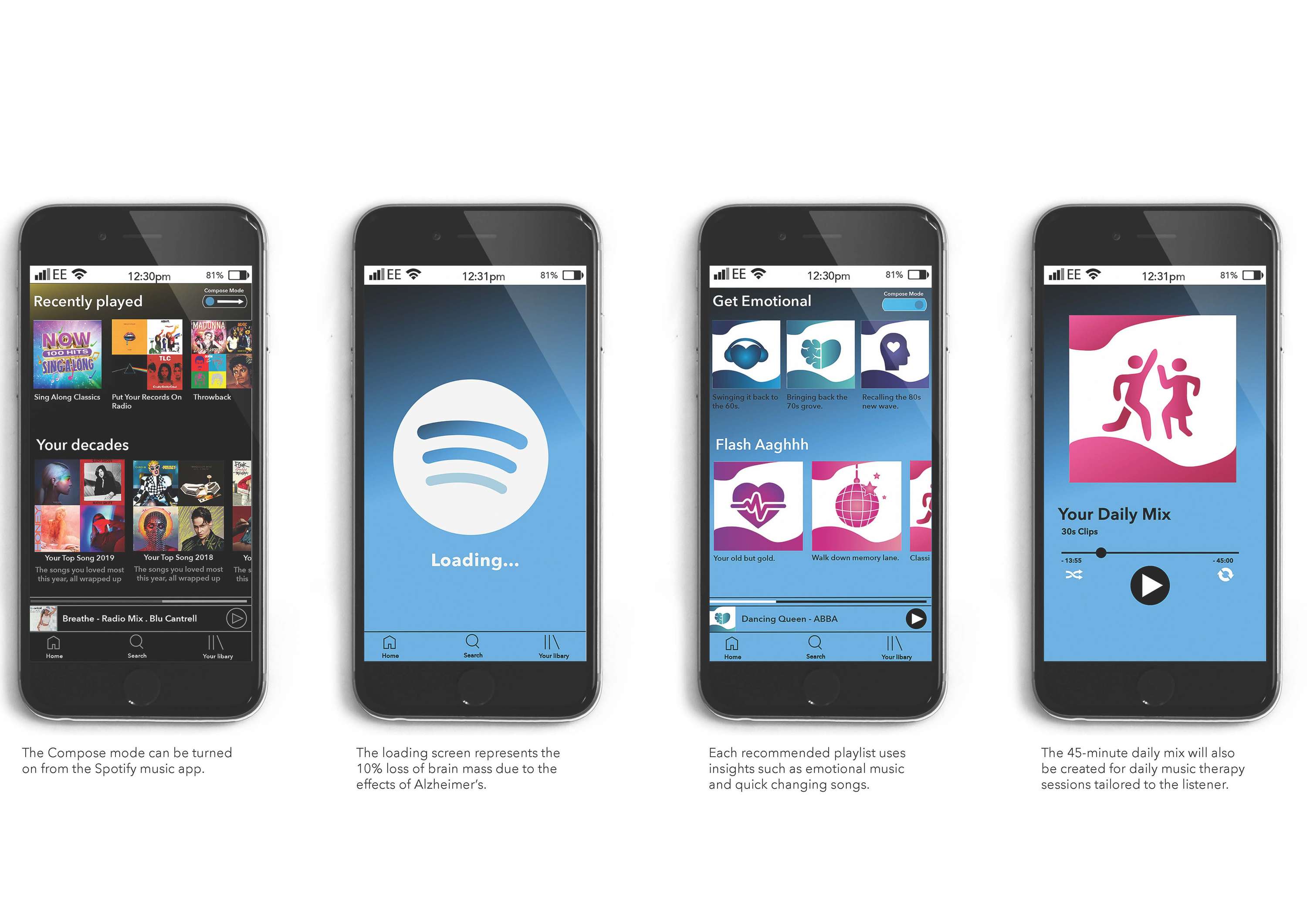 Spotify Compose 'Music to Remember' by Sophie Gwilt