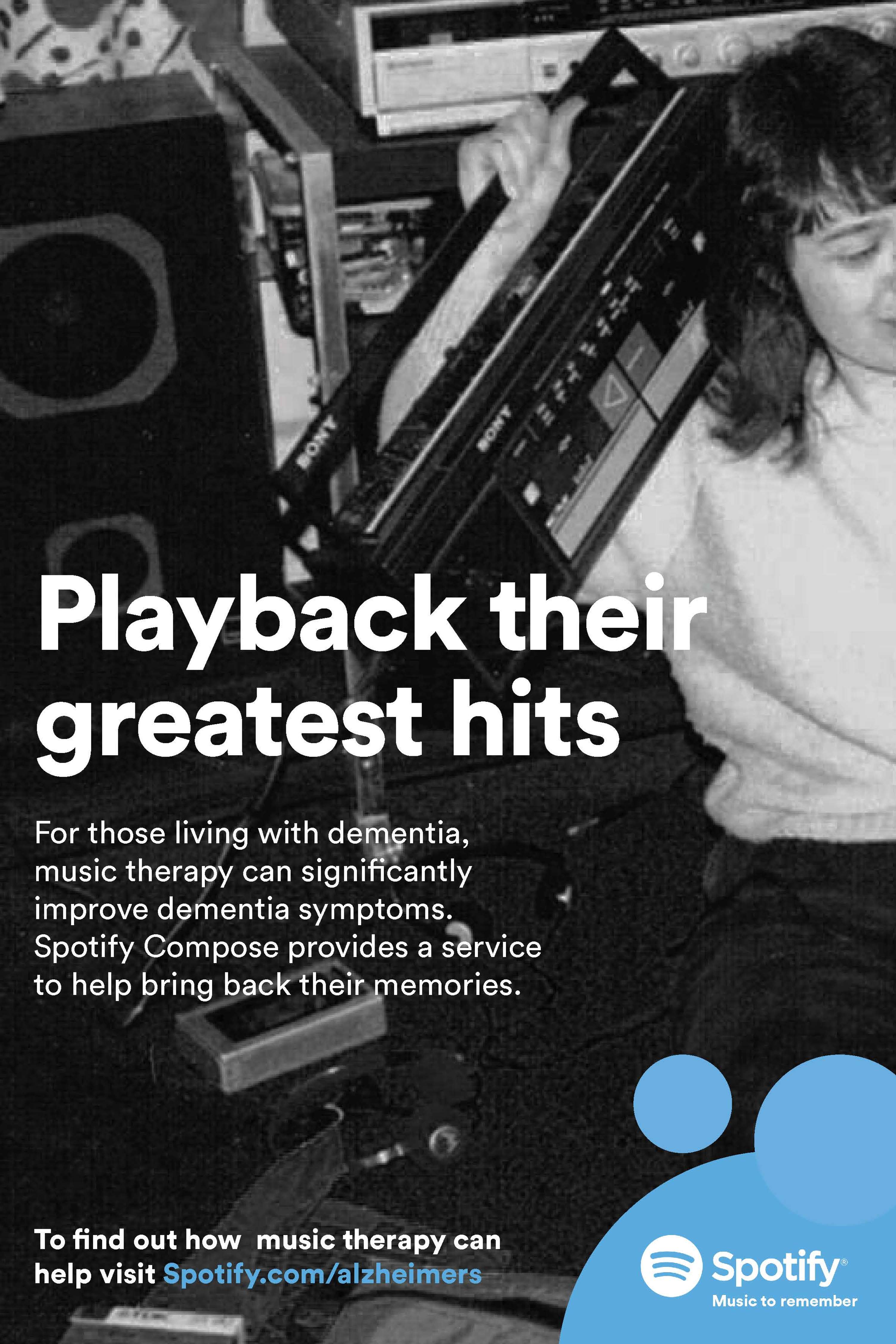 Spotify Compose 'Music to Remember' by Sophie Gwilt