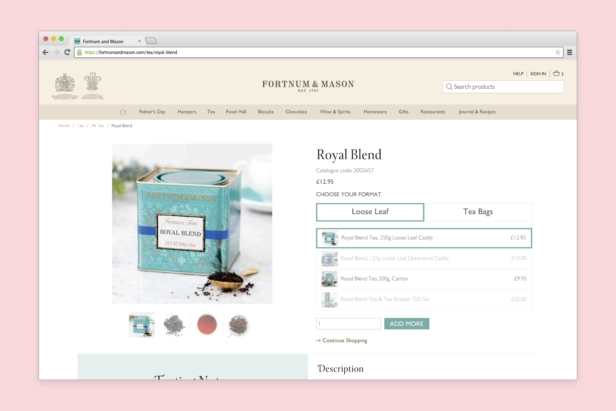 Fortnum and Mason by Elif Gurbuz