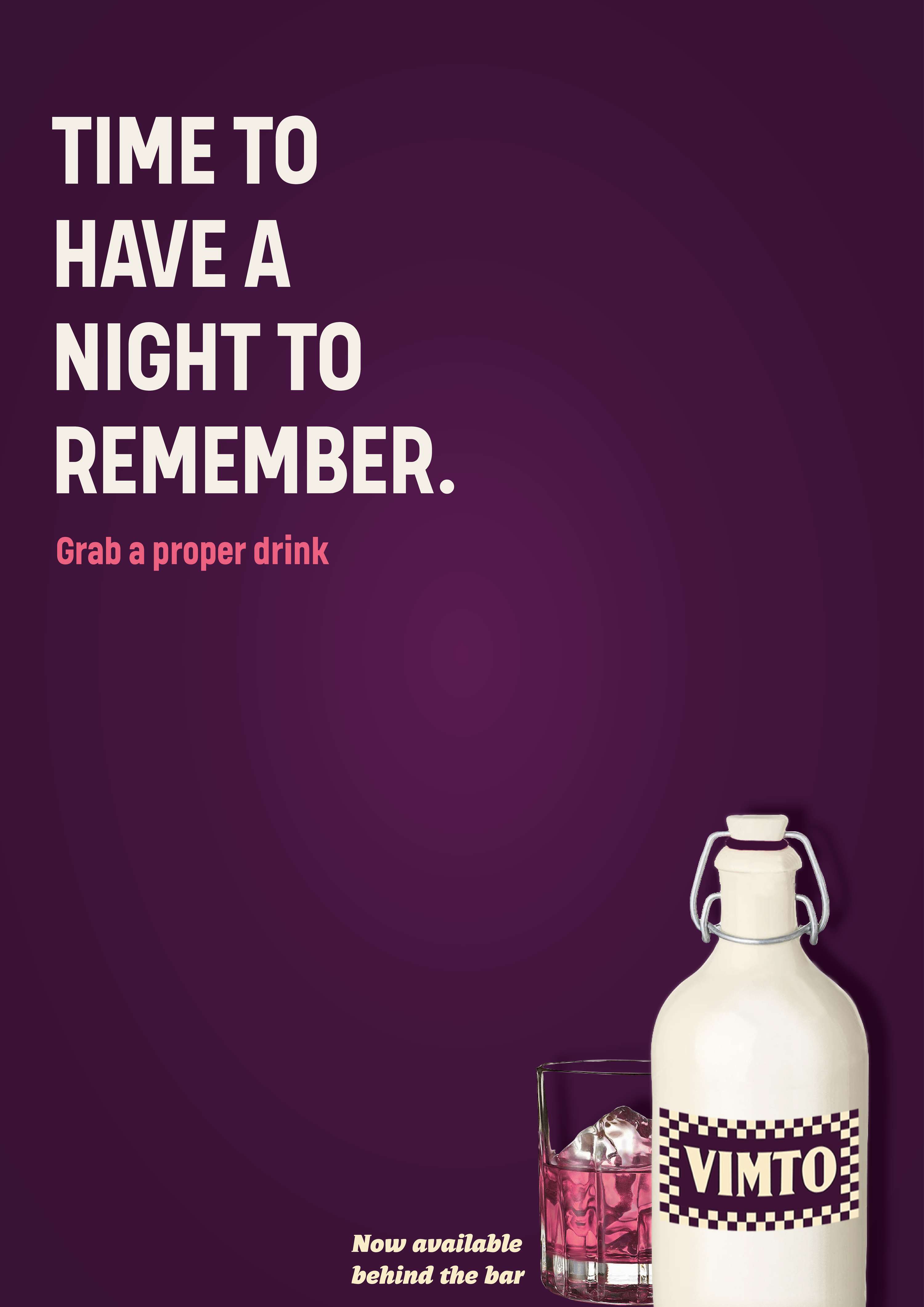 Vimto Grab A Proper Drink by Annabel Dowd