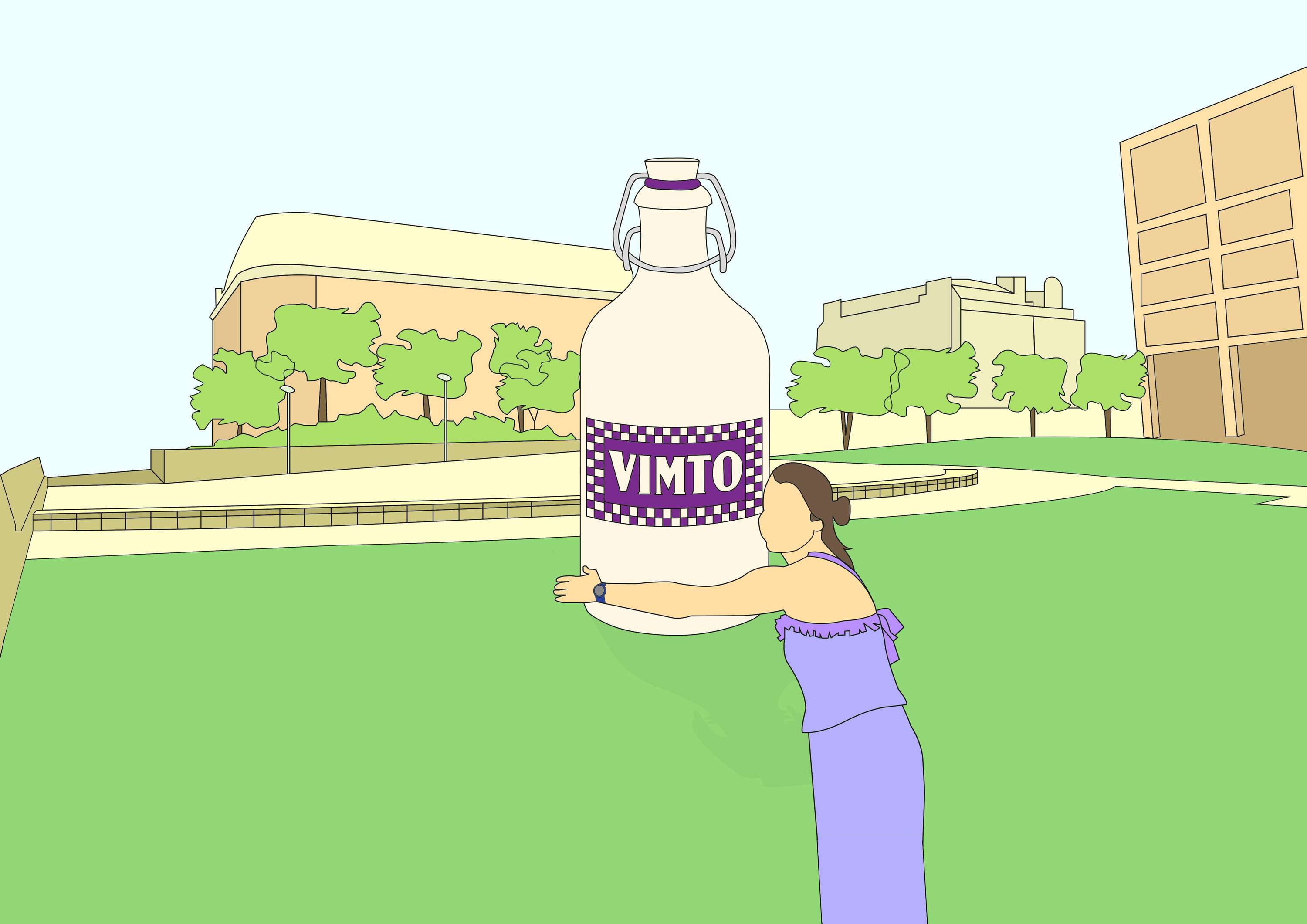 Vimto Grab A Proper Drink by Annabel Dowd