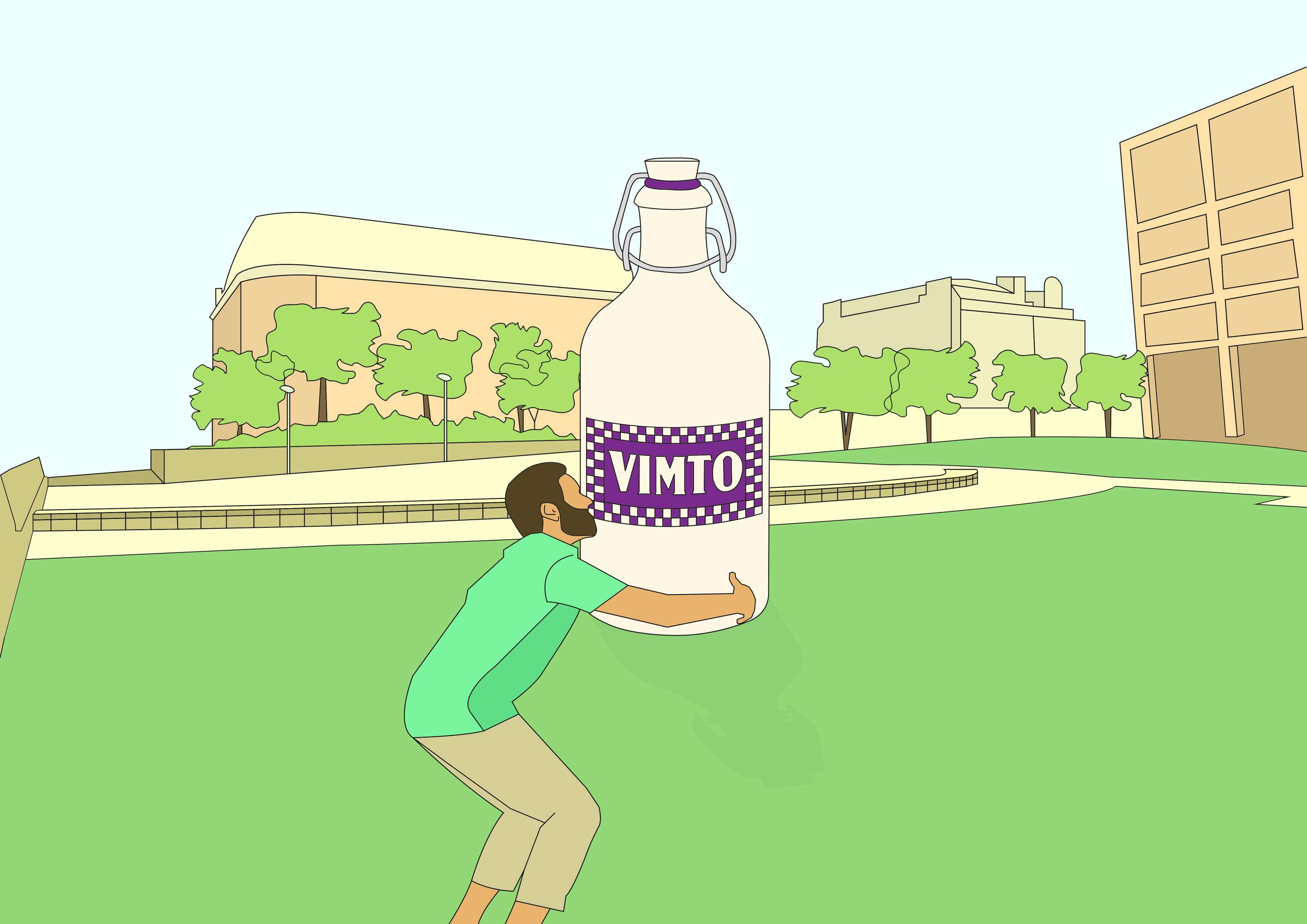 Vimto Grab A Proper Drink by Annabel Dowd