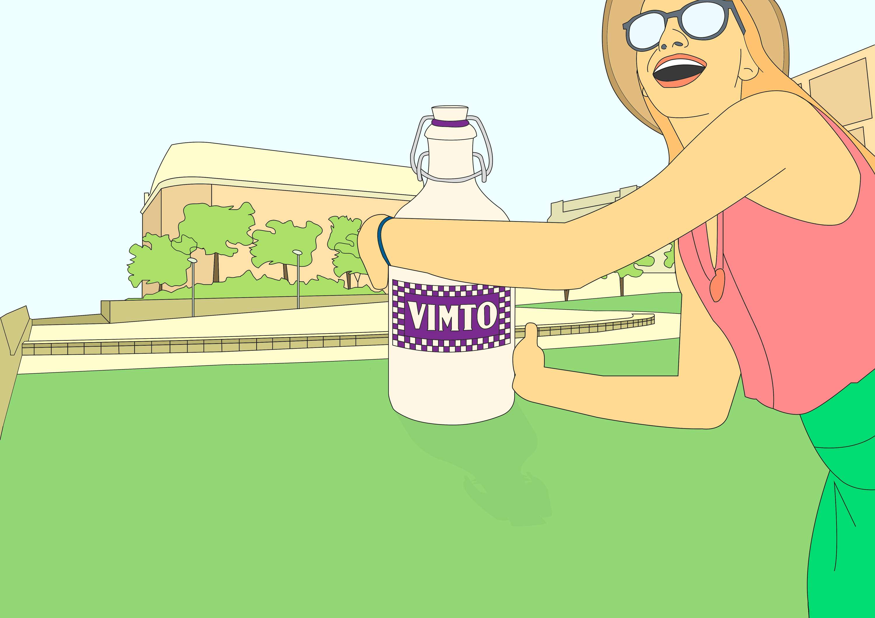 Vimto Grab A Proper Drink by Annabel Dowd