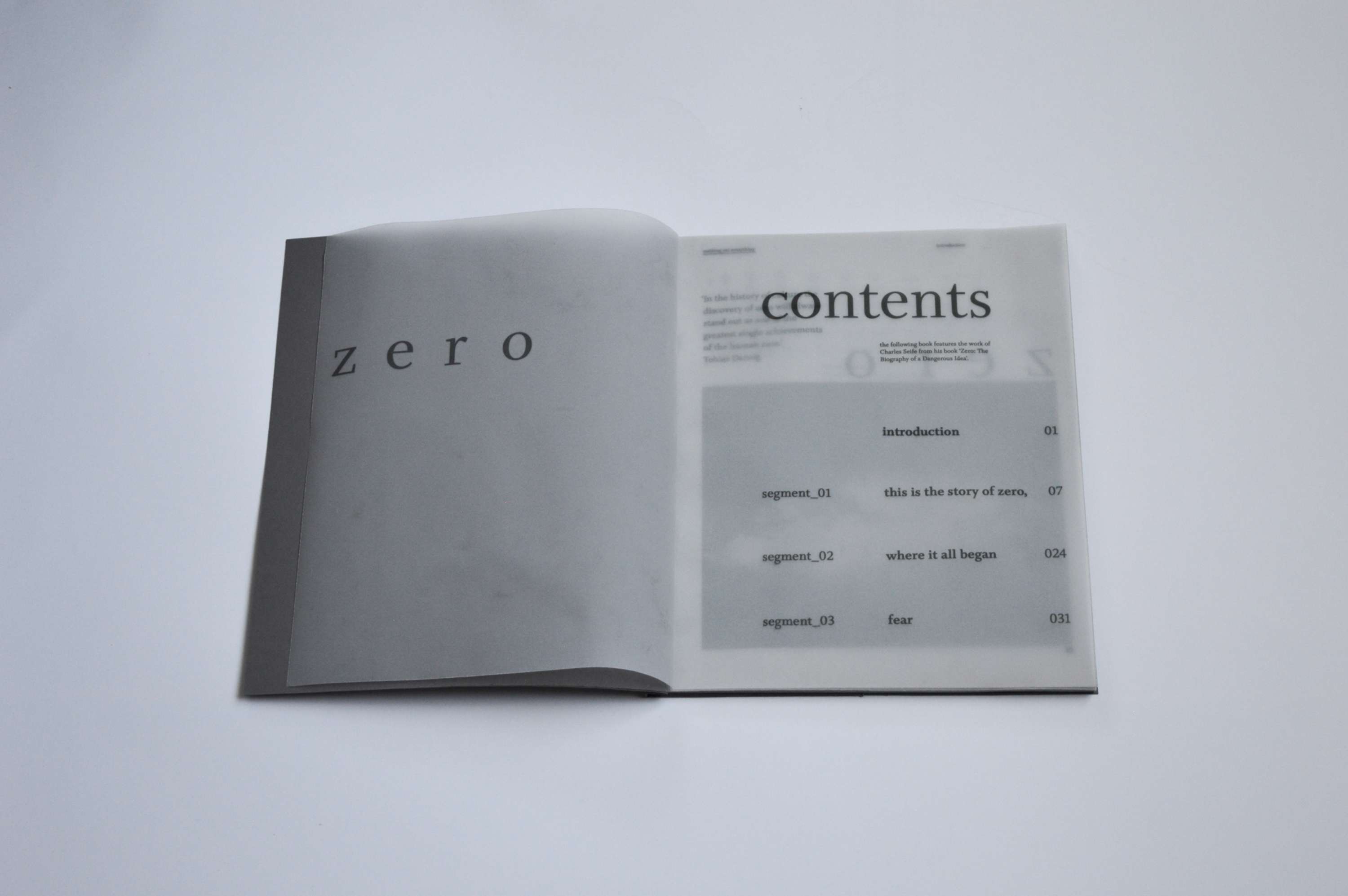 Zero: Nothing yet Everything. by Ben Grove