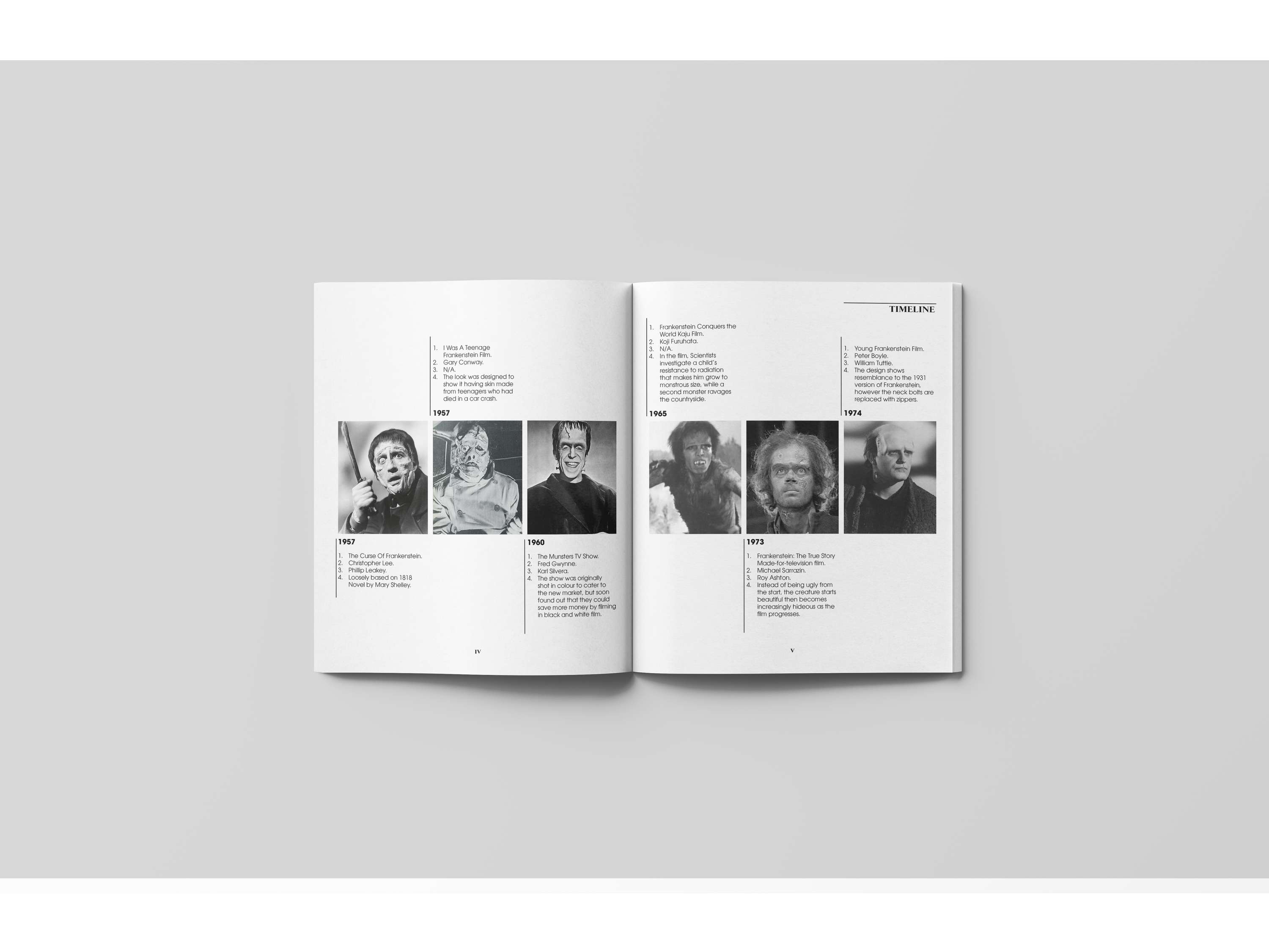 The Many Faces Of Frankenstein by Rosie Hobbs