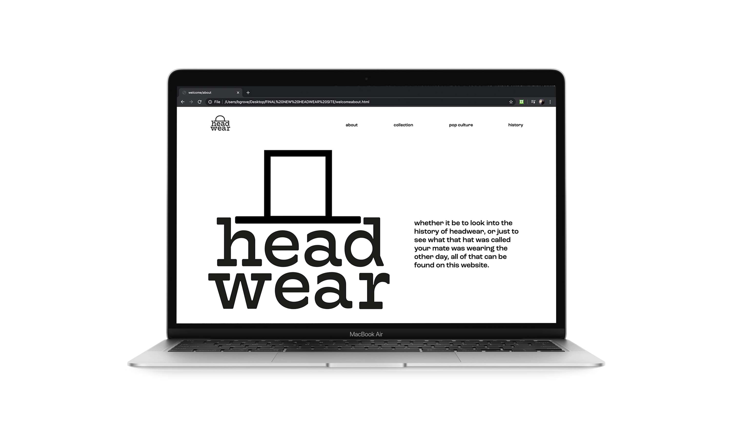 Headwear project by Ben Grove