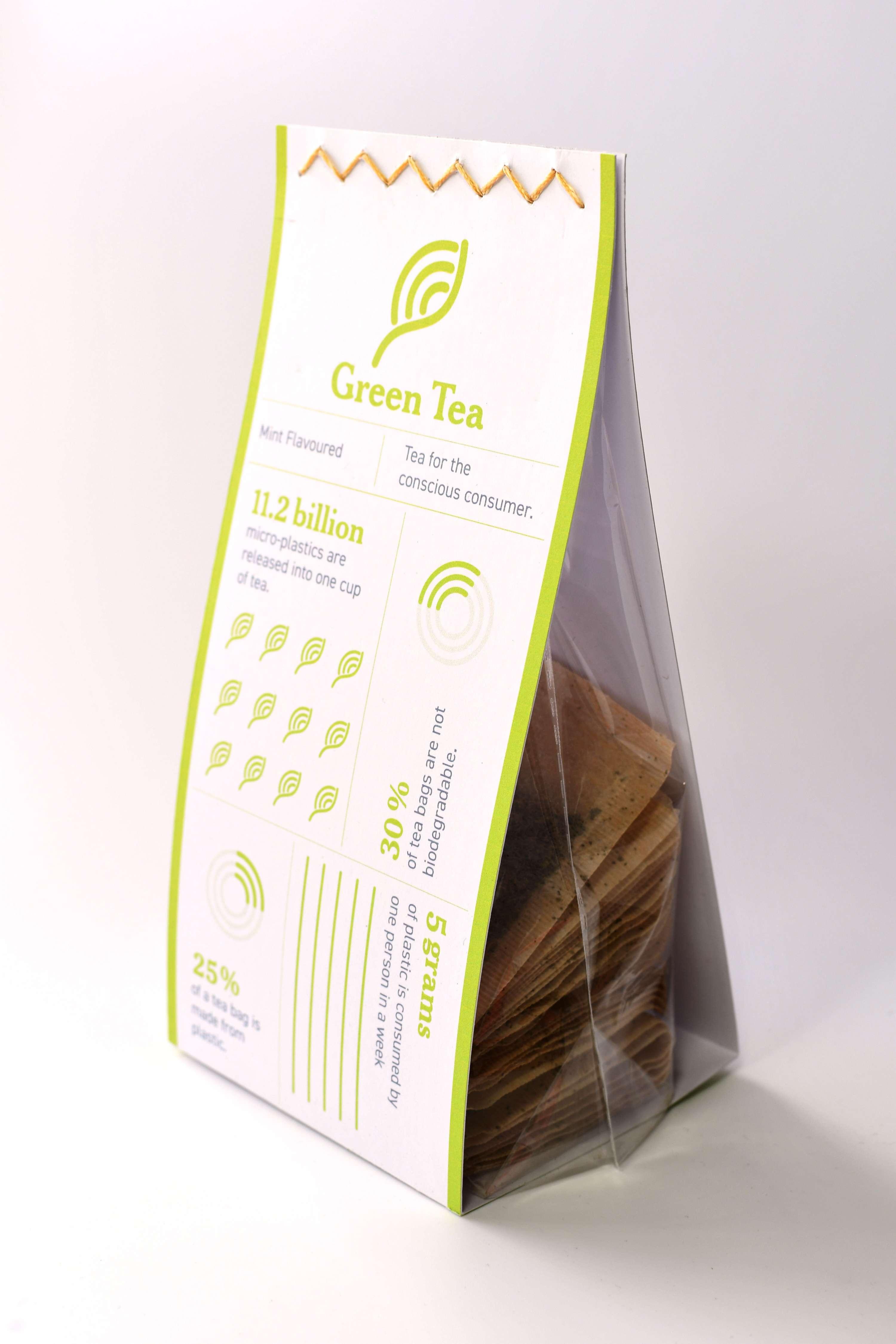 Green Tea Packaging Design by Chloe Tunnicliffe