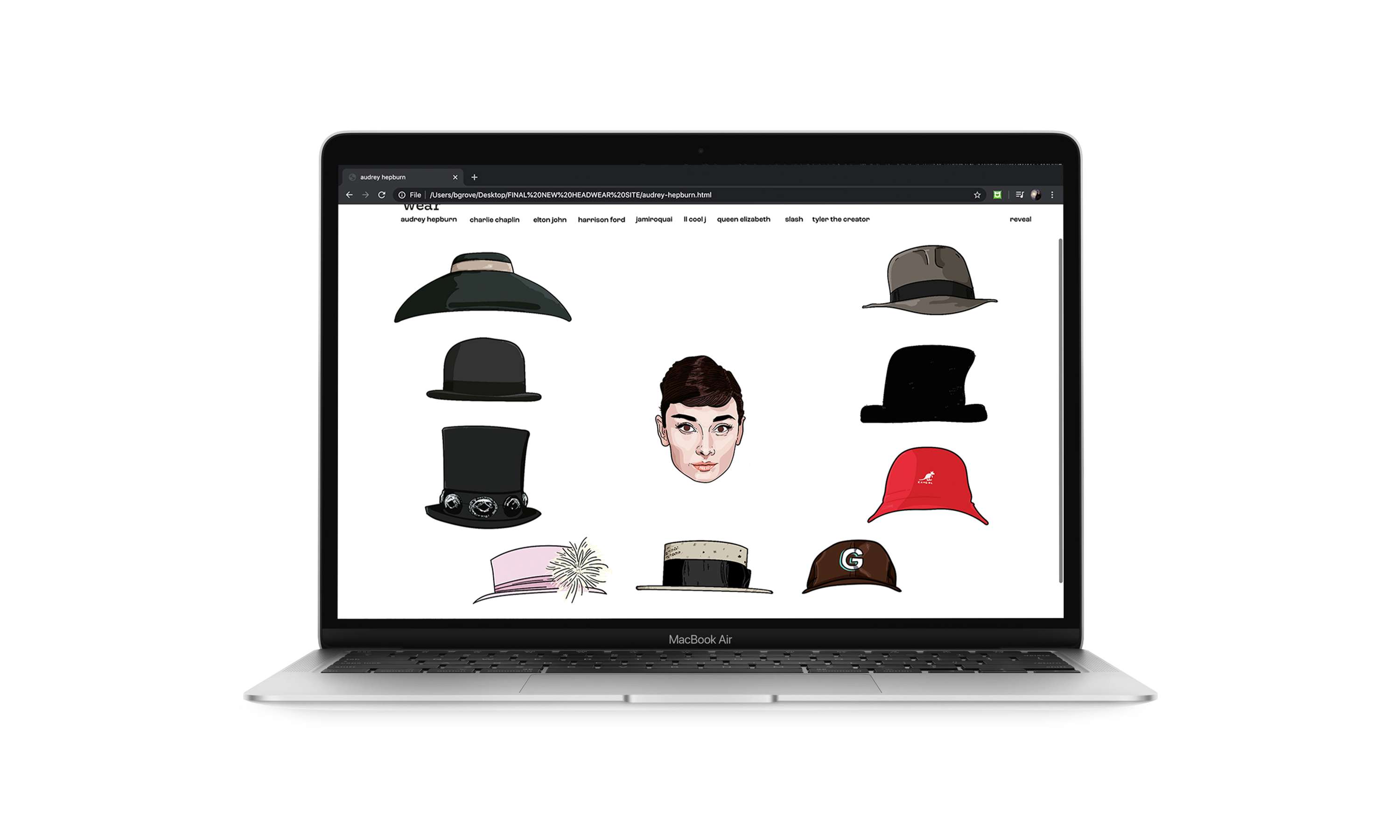 Headwear project by Ben Grove