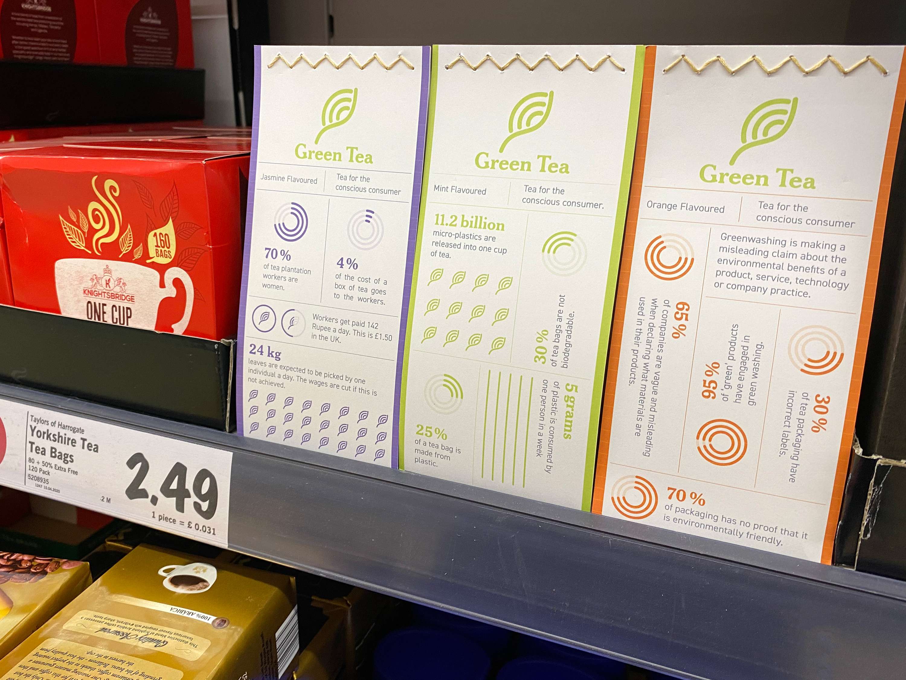 Green Tea Packaging Design by Chloe Tunnicliffe