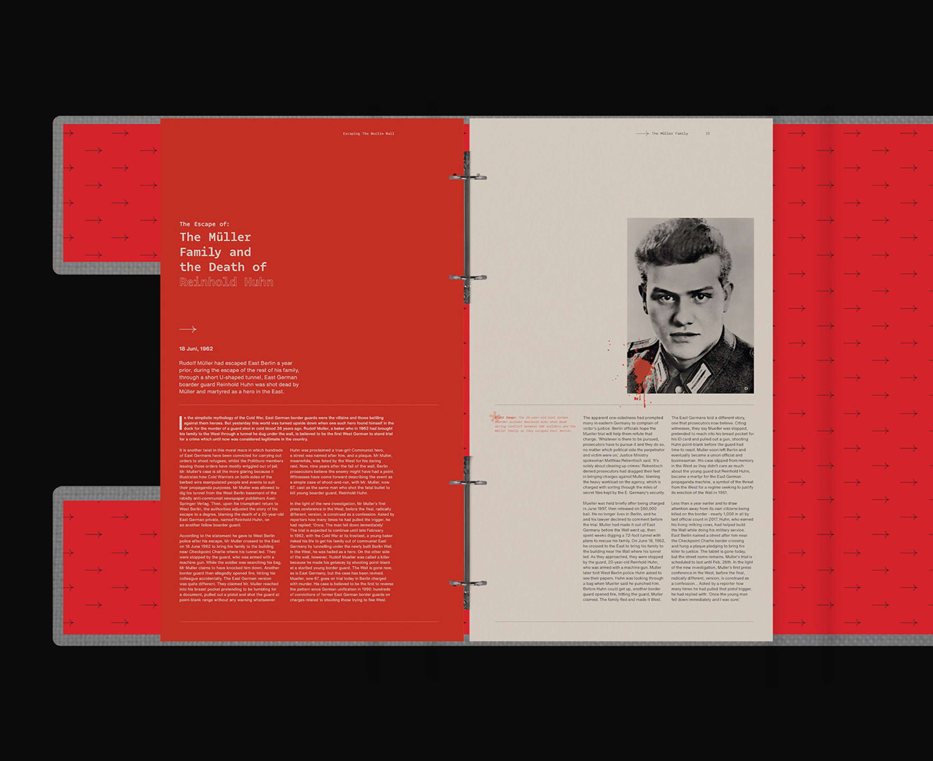 Escaping the Berlin Wall by Callum O'Neill