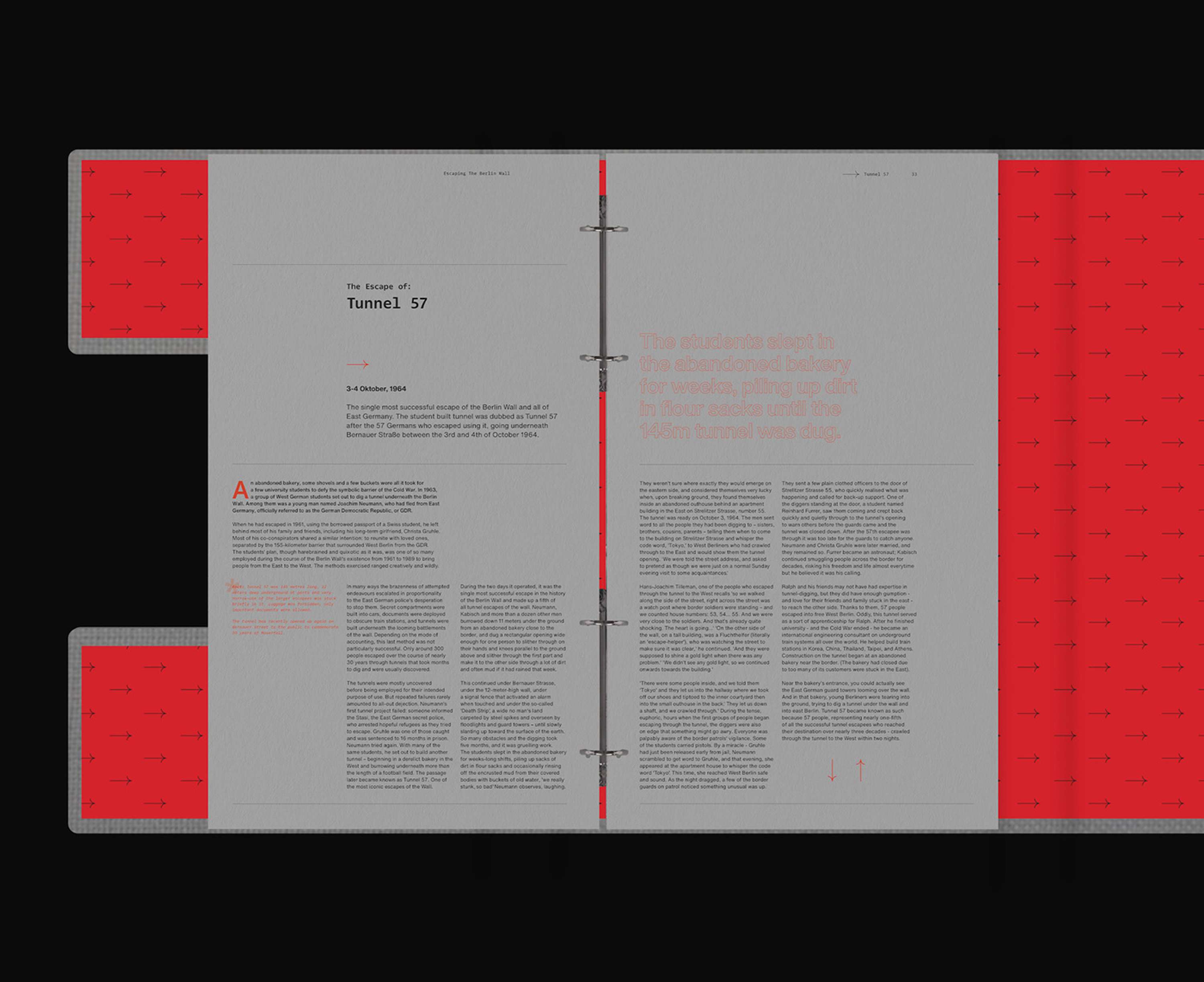 Escaping the Berlin Wall by Callum O'Neill