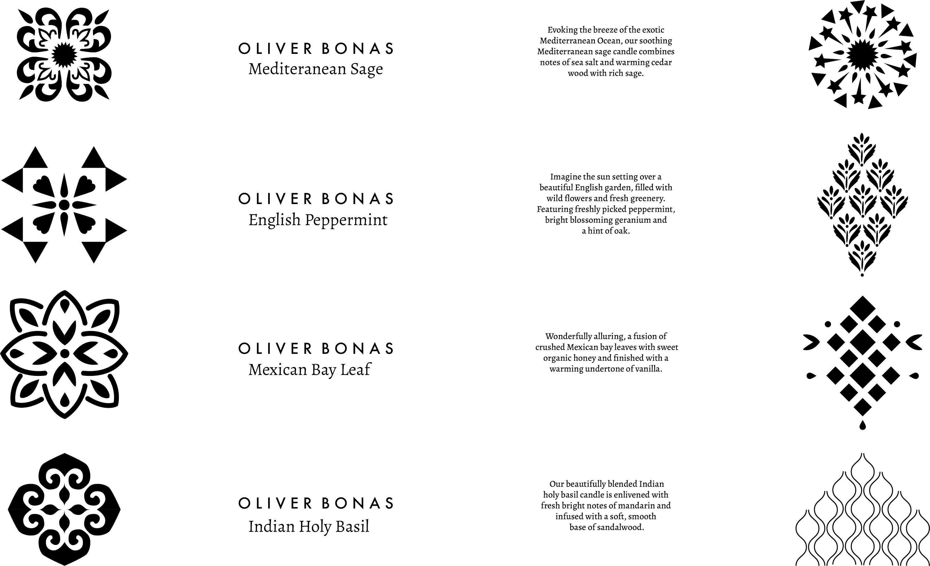 Oliver Bonas x Fedrigoni Candle Packaging by Catherine West