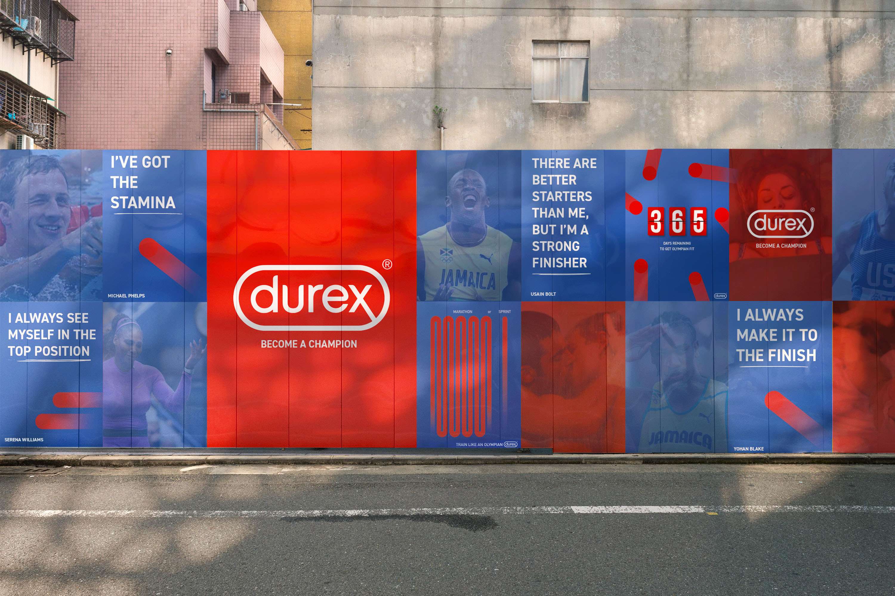 Train Like and Olympian - Durex Campaign by Alice Stone