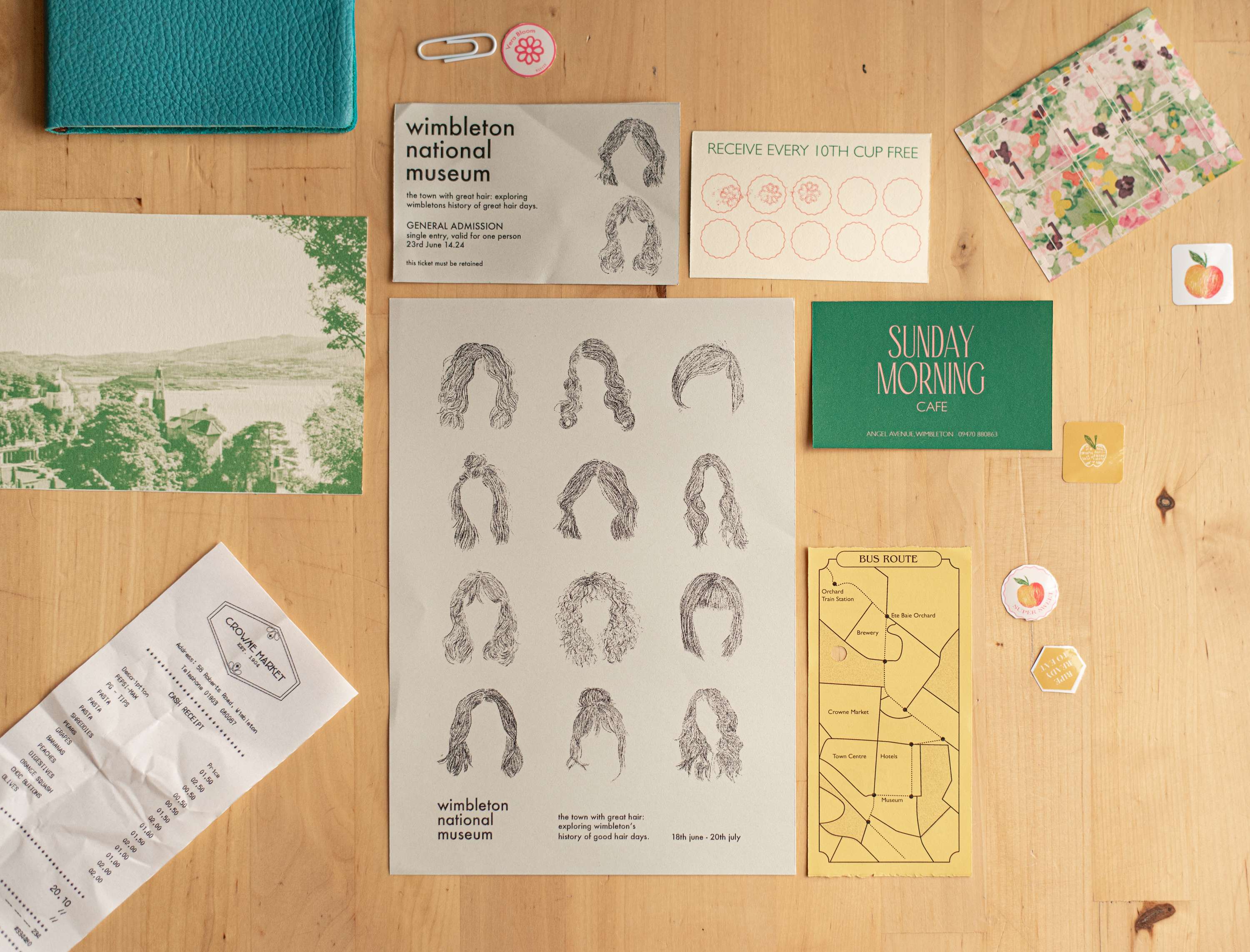Fictional Town Ephemera by Catherine West
