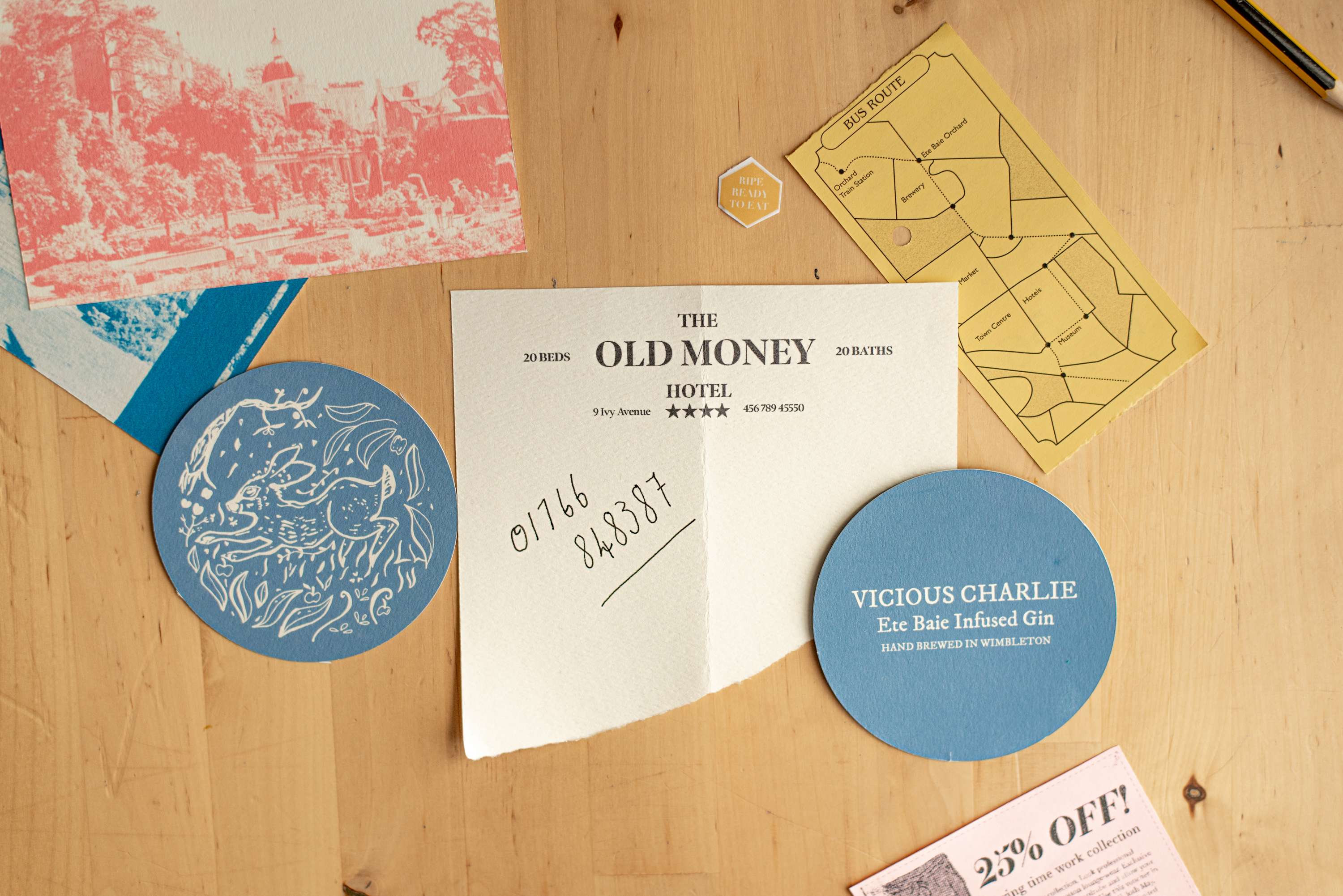 Fictional Town Ephemera by Catherine West
