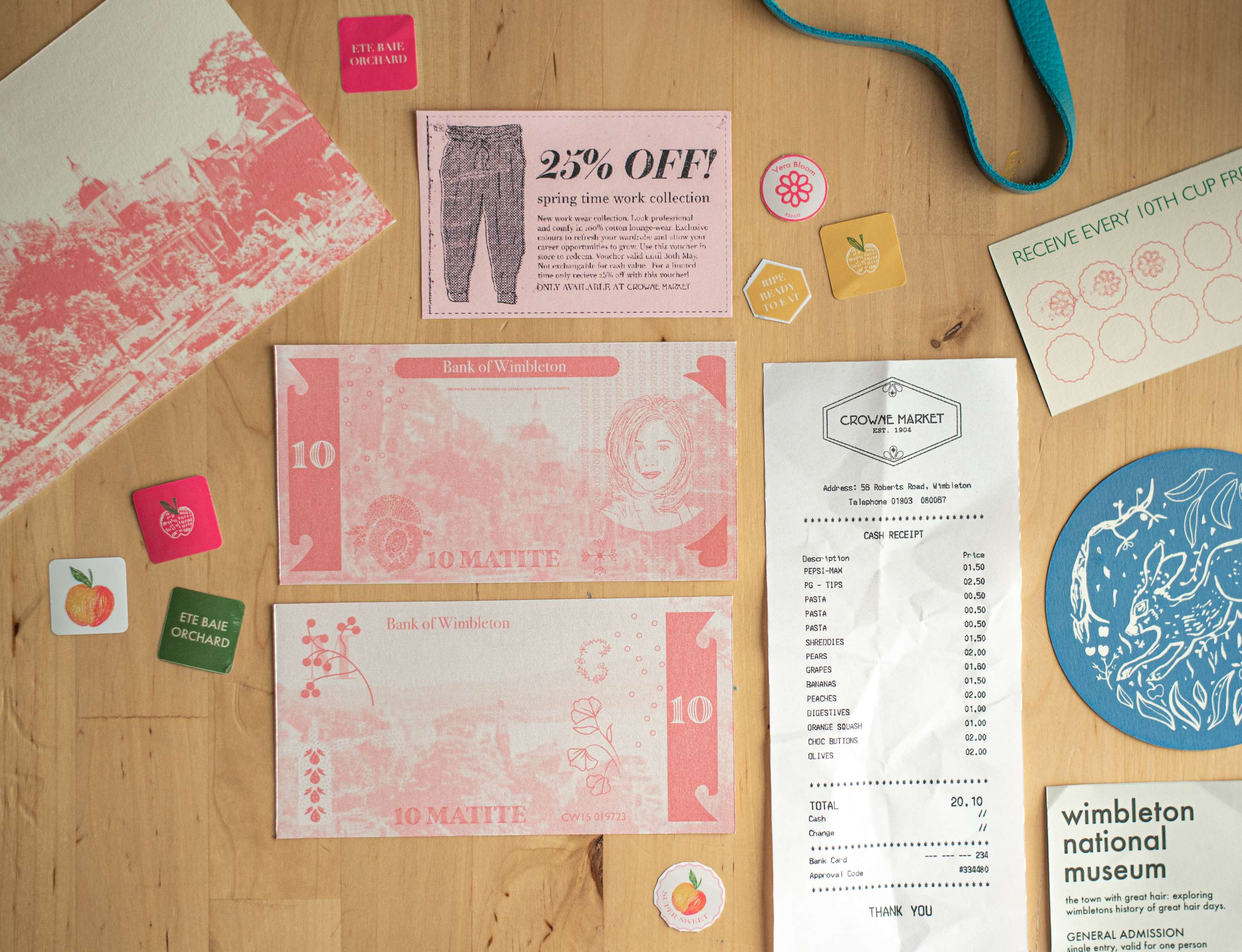 Fictional Town Ephemera by Catherine West