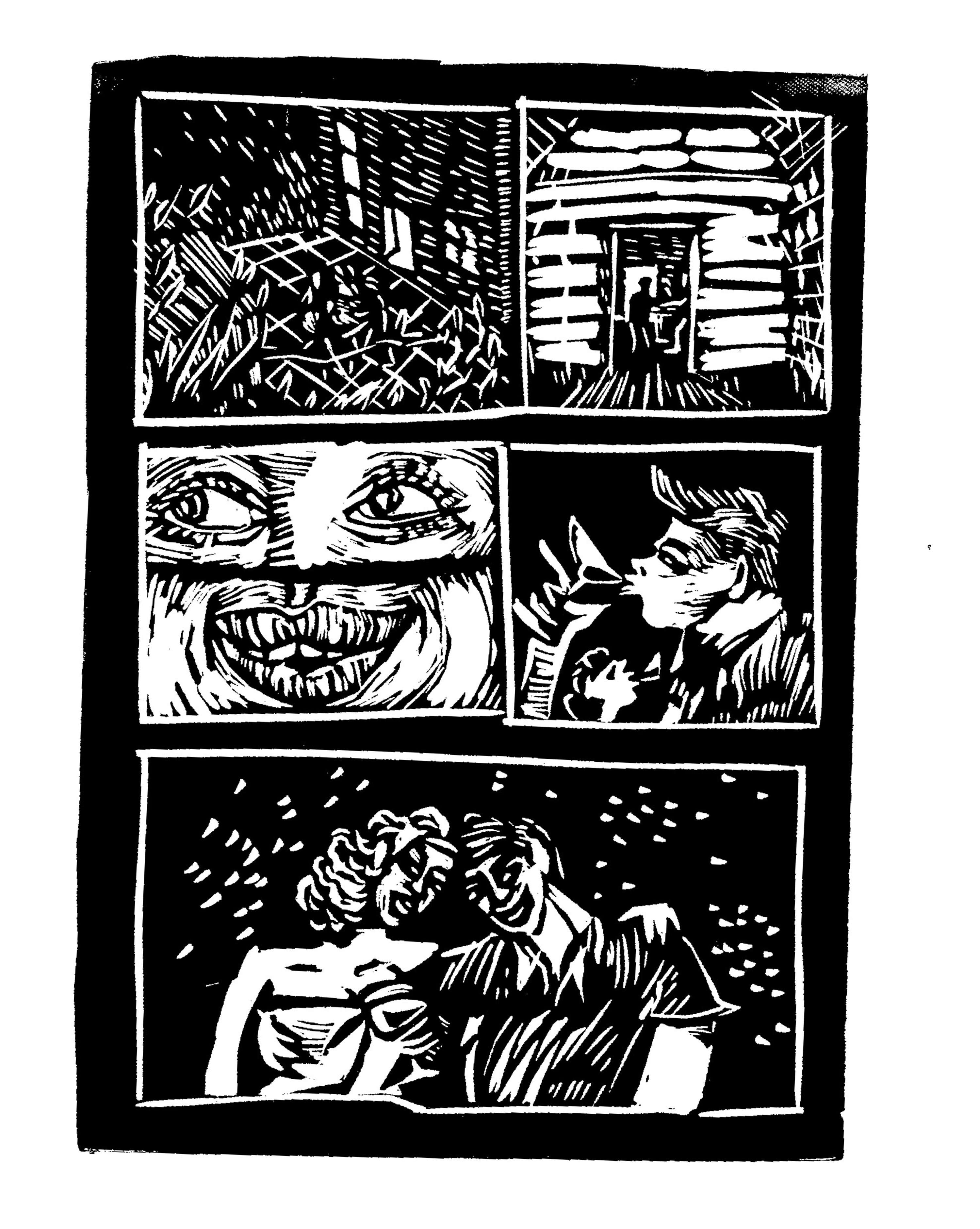 Linocut Book by Emma Sadova