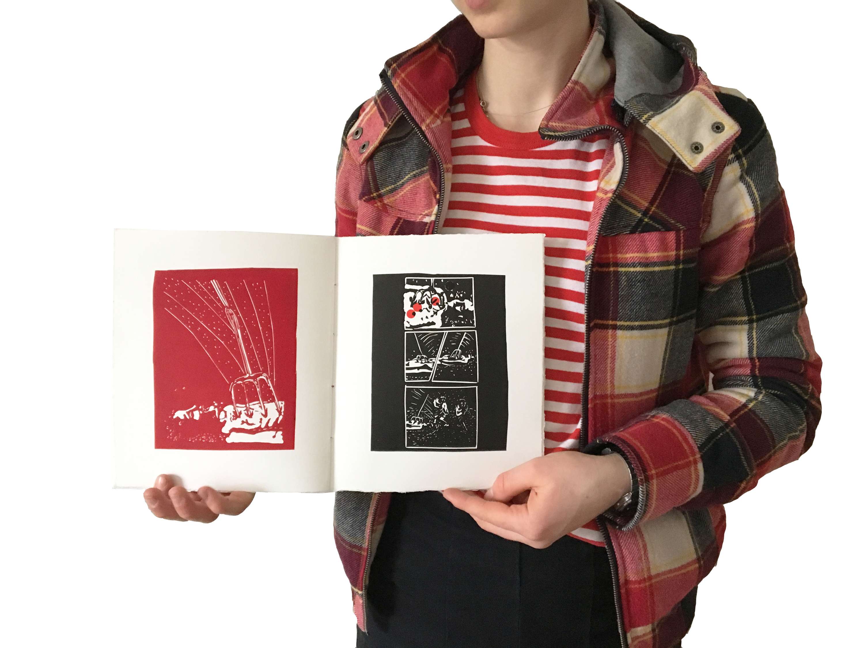Linocut Book by Emma Sadova