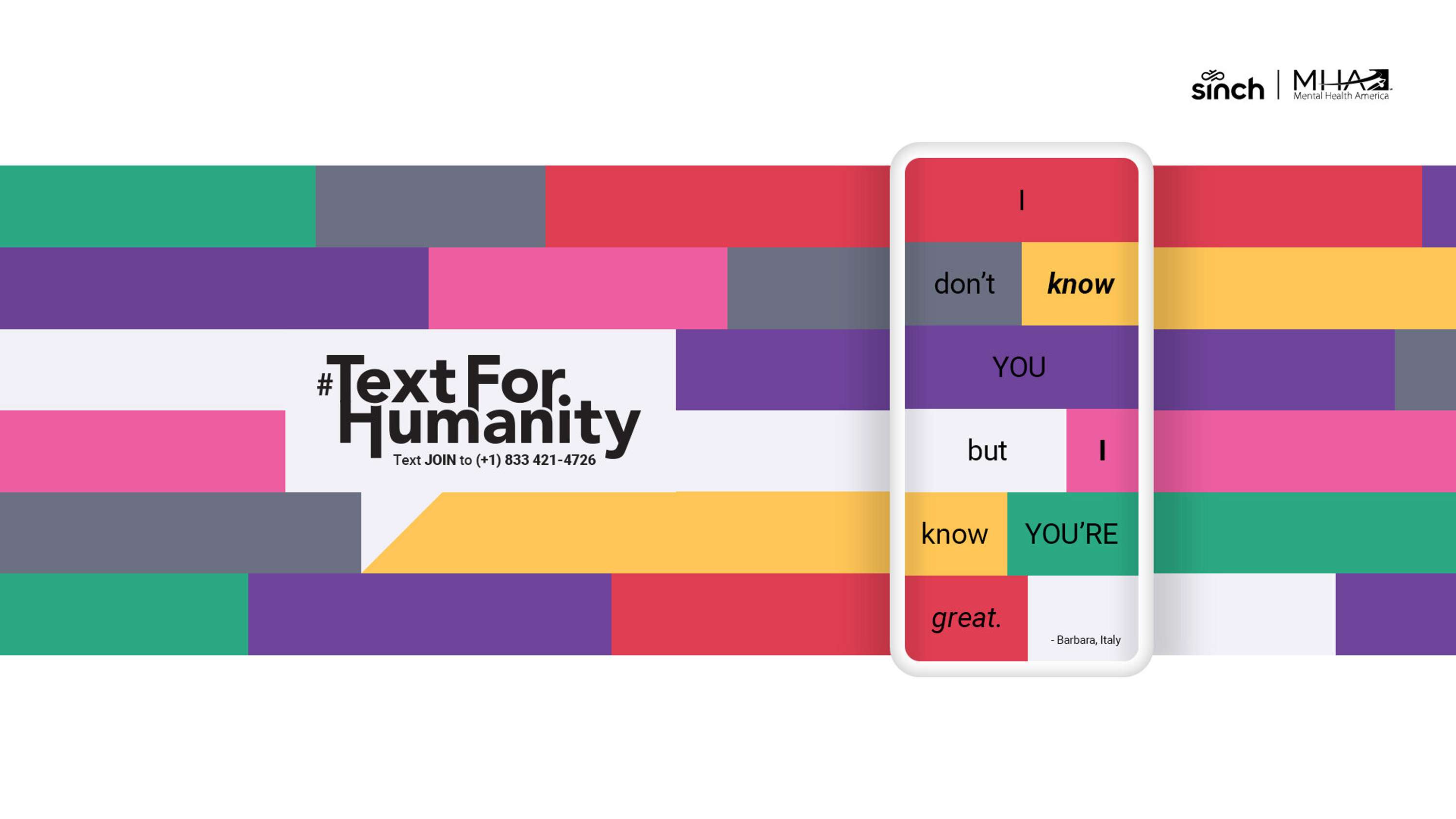 Sinch #TextForHumanity by martin jon adolfsson