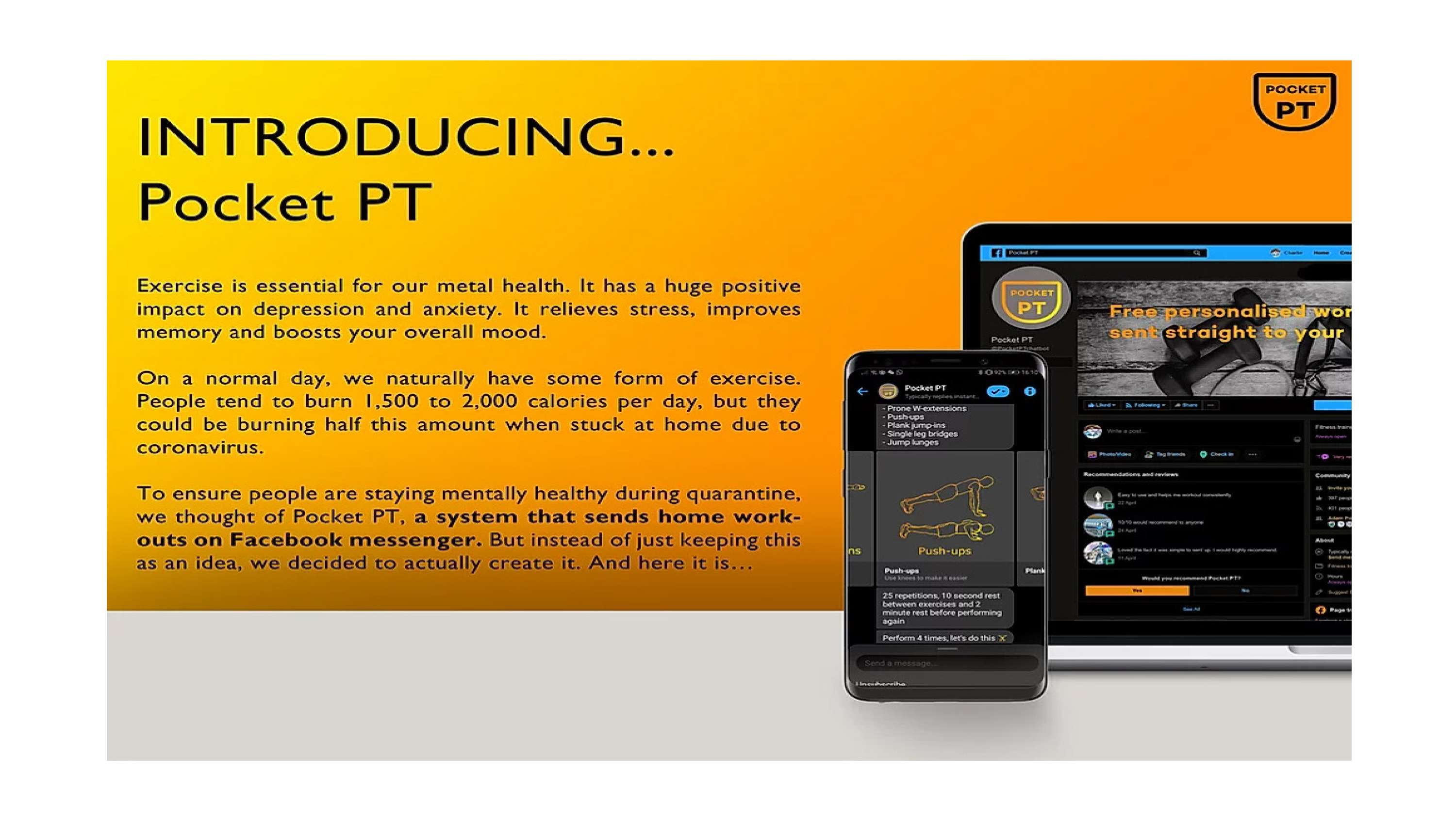 Pocket PT - My own chatbot by Jacob Pritchard