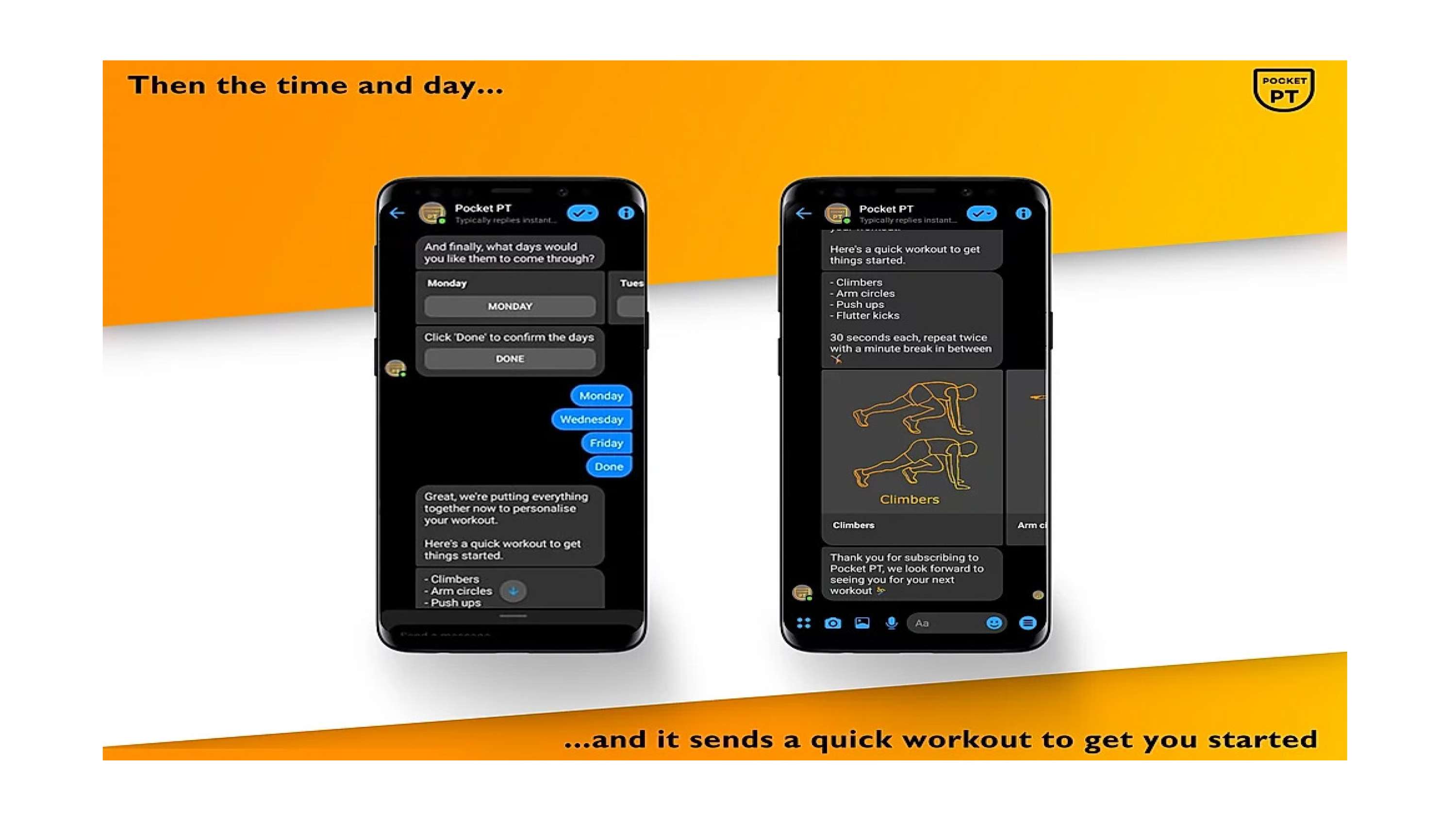 Pocket PT - My own chatbot by Jacob Pritchard