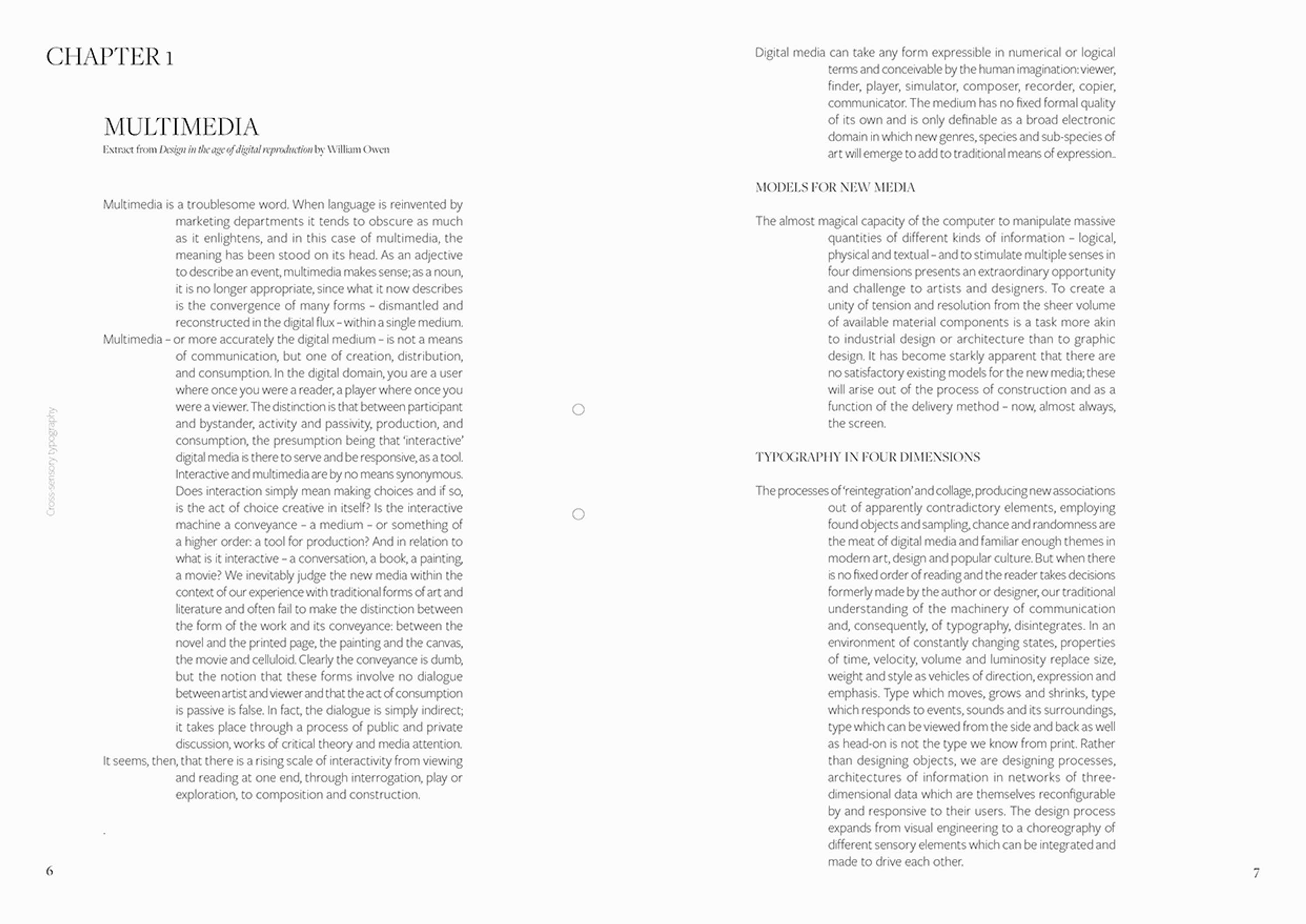 CROSS-SENSORY TYPOGRAPHY: the future of type through the computational lens (2020) by Bianca Maria Nitu