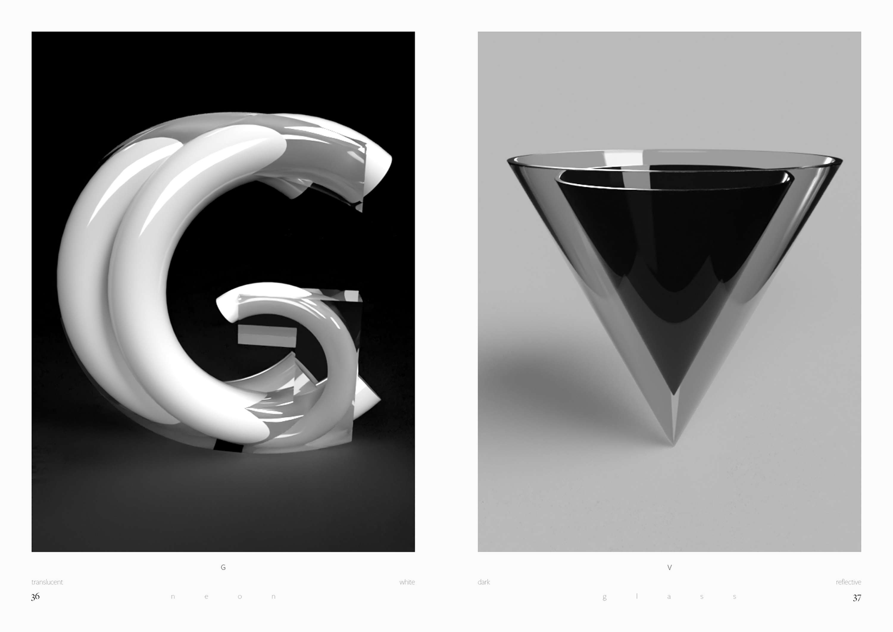 CROSS-SENSORY TYPOGRAPHY: the future of type through the computational lens (2020) by Bianca Maria Nitu