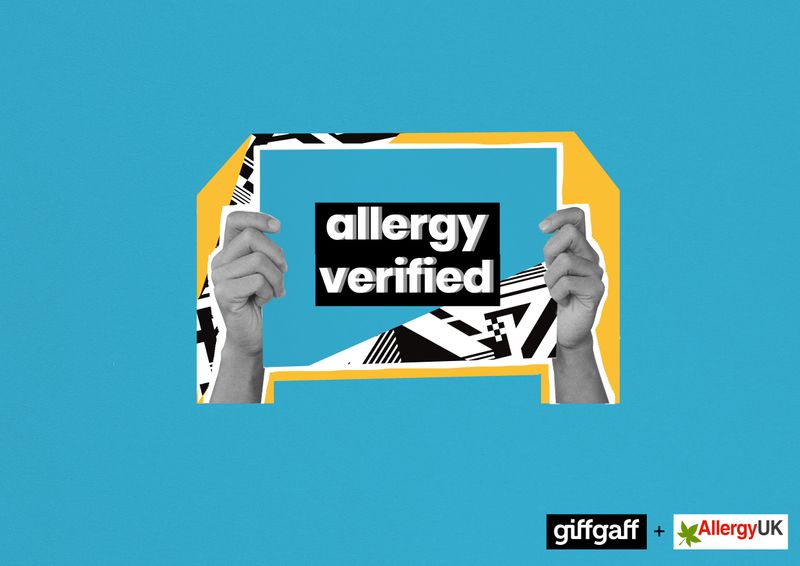 giffgaff - Allergy Verified by Lizzie Eastwood
