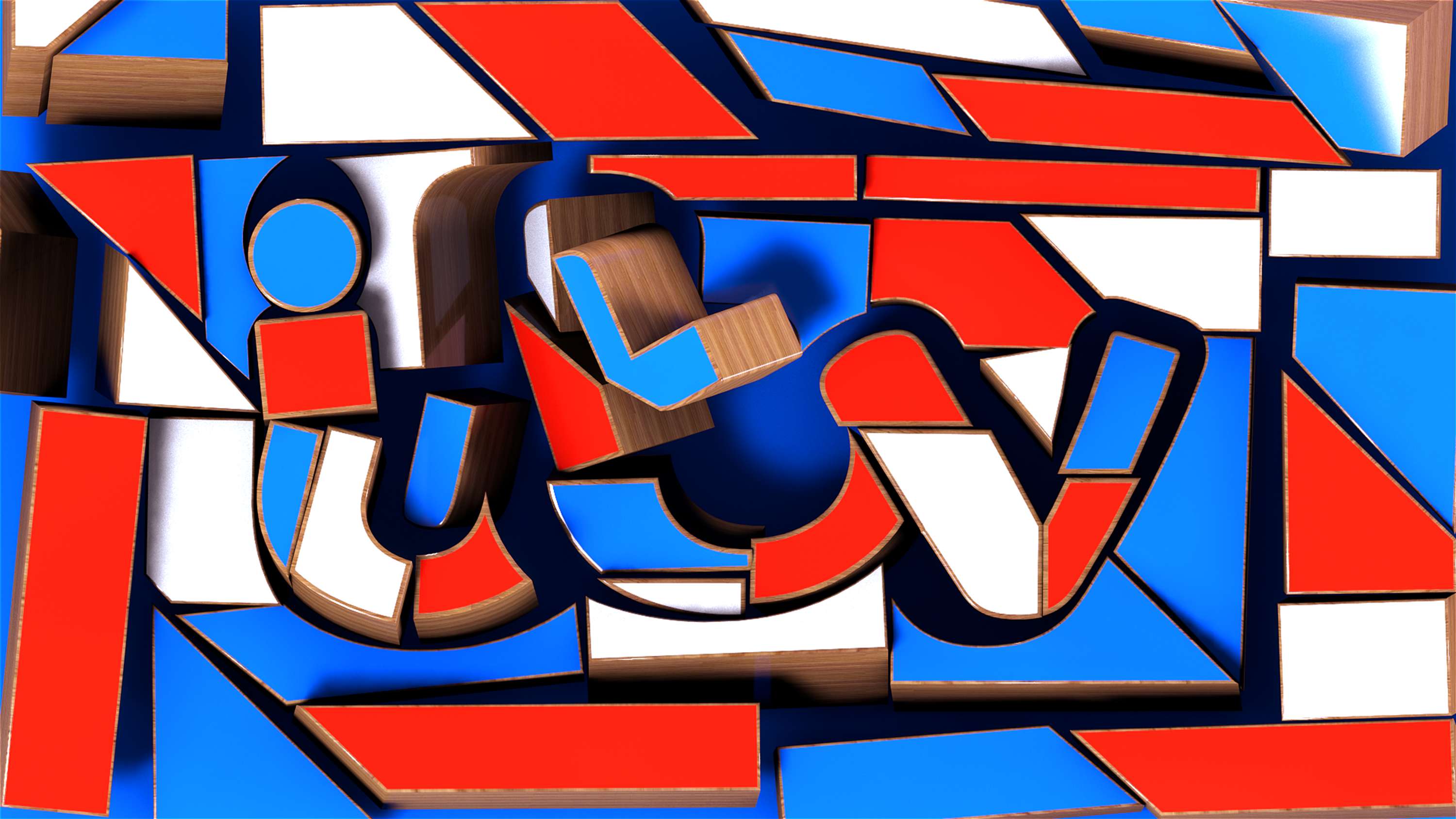 'Puzzle Play!' - ITV Creates Motion Design Ident by Lewis Webster