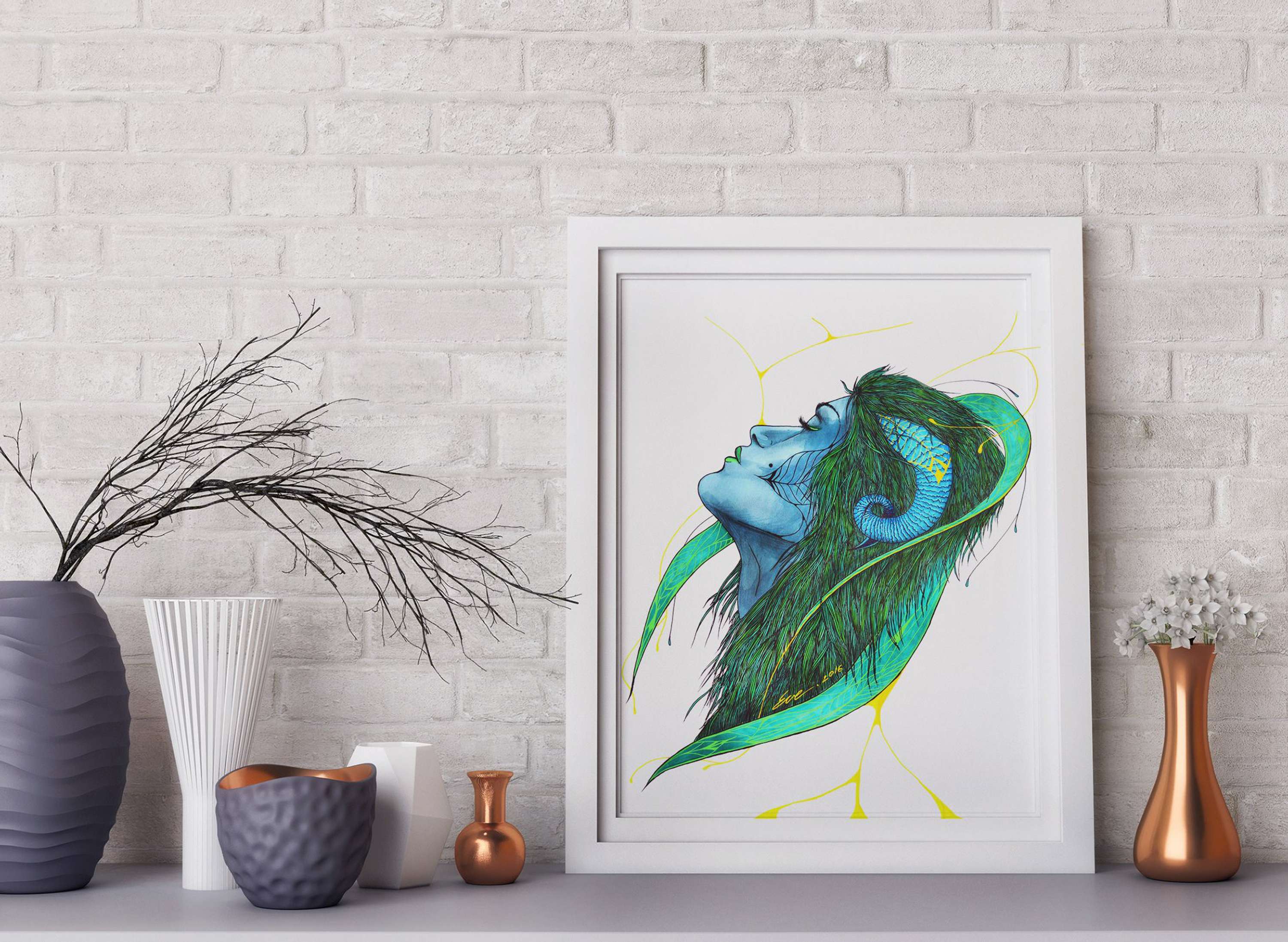 Drawings by Evelina Ulickaite