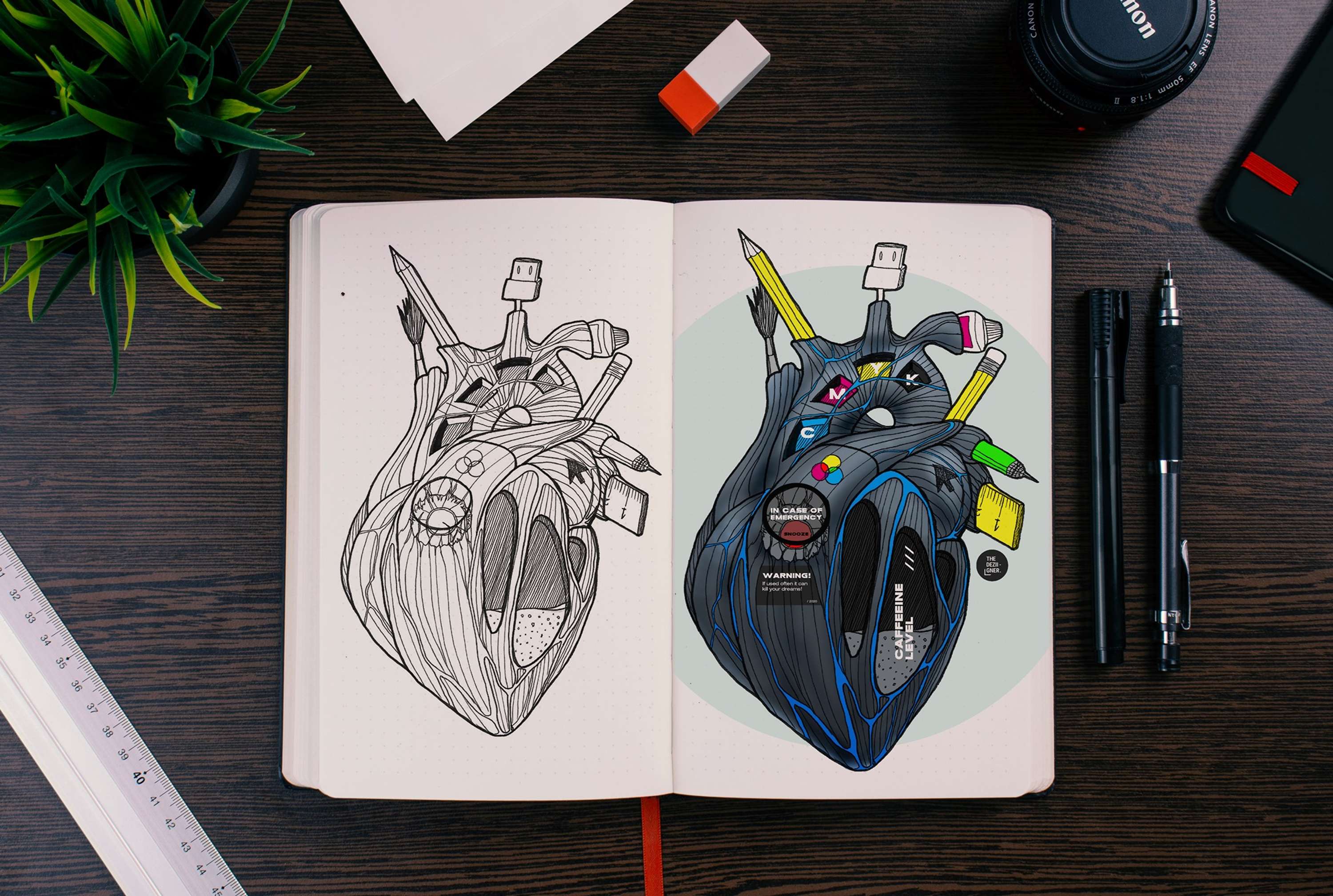 Drawings by Evelina Ulickaite