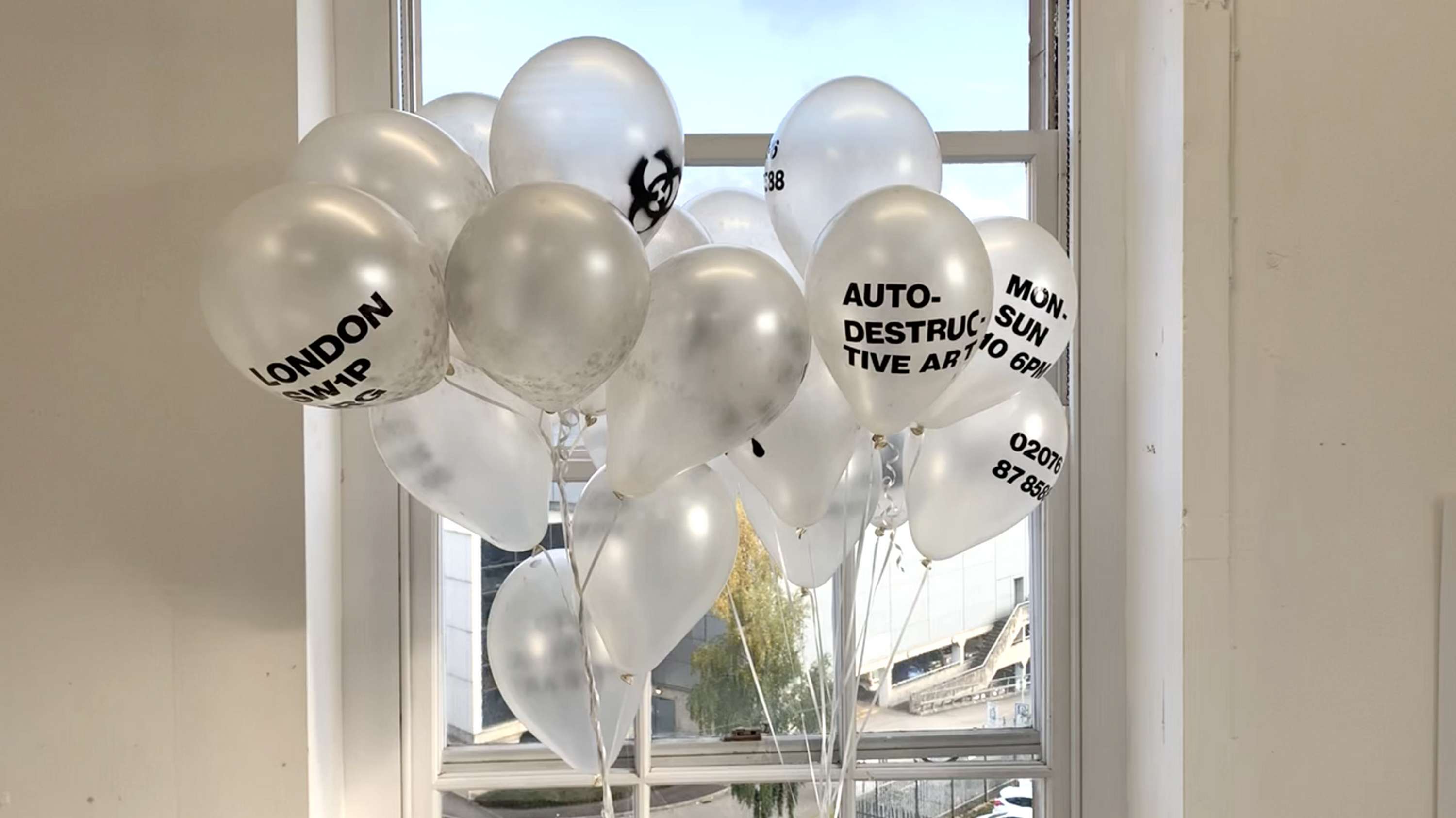 Auto-Destructive Art Instillation by Chloe Tribe