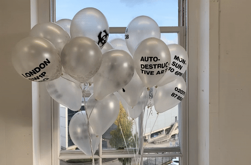 Auto-Destructive Art Instillation by Chloe Tribe