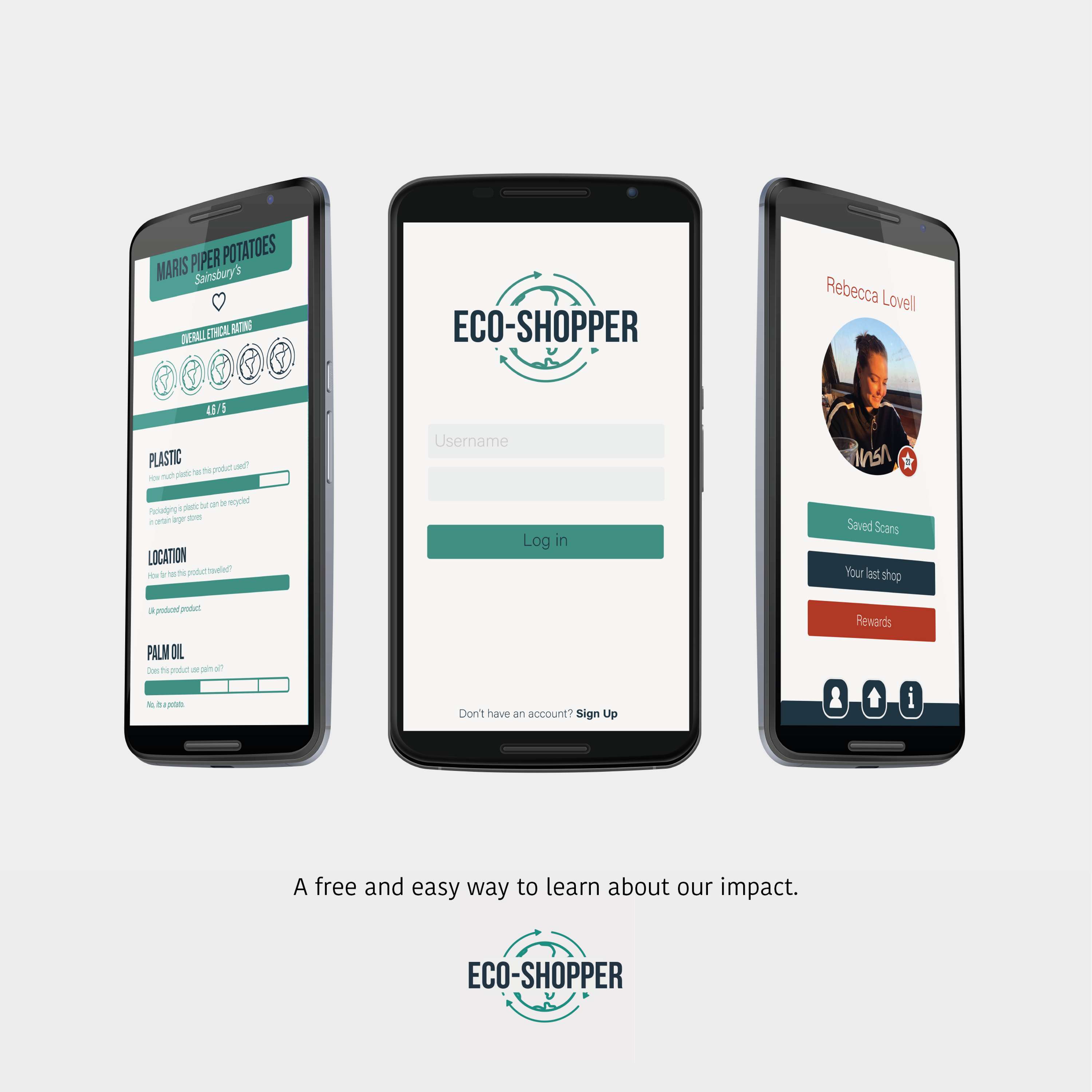 Eco-Shopper App design and Idea by Tam Izzett