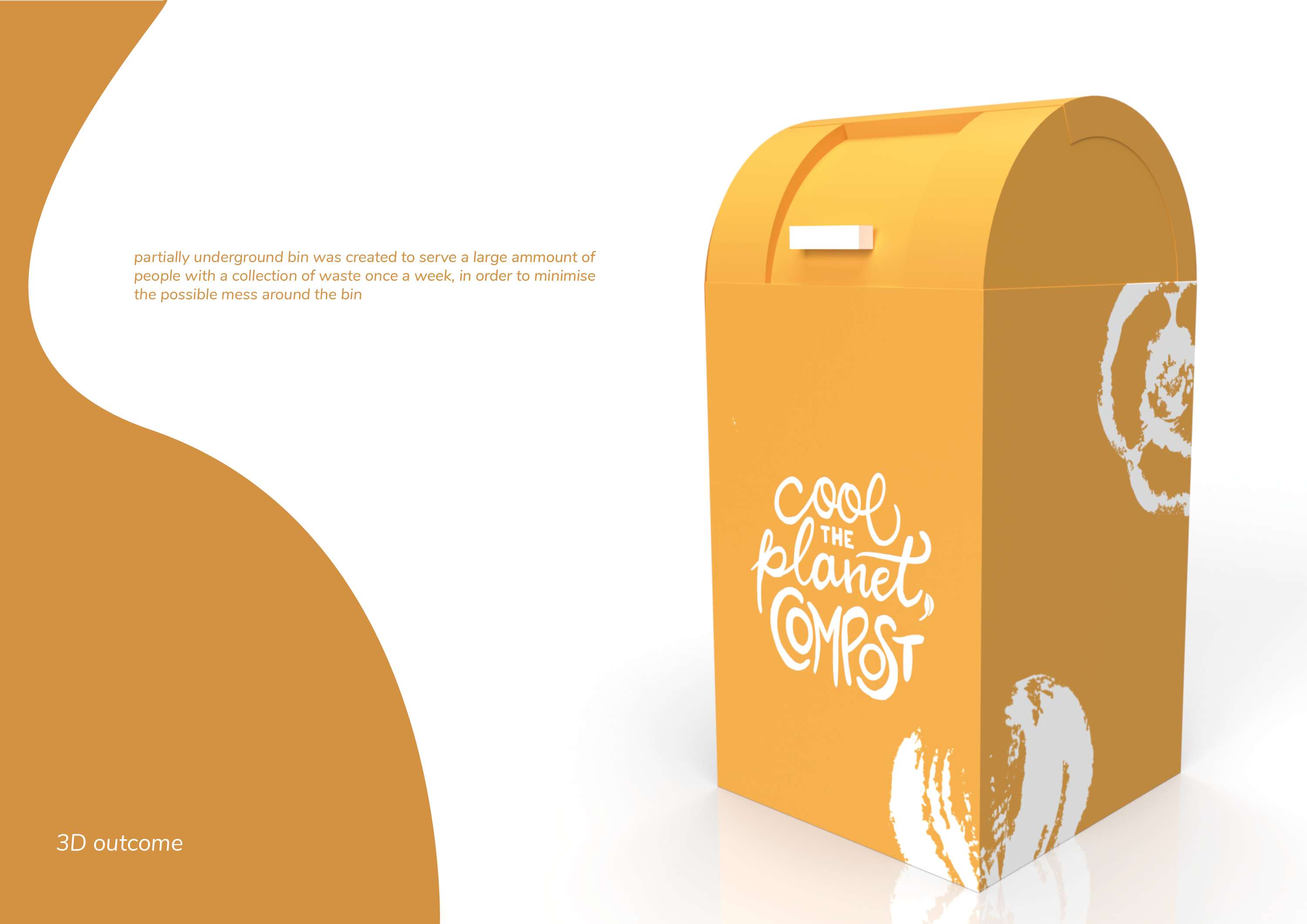 Cool the planet, compost by Karolina Kalisova