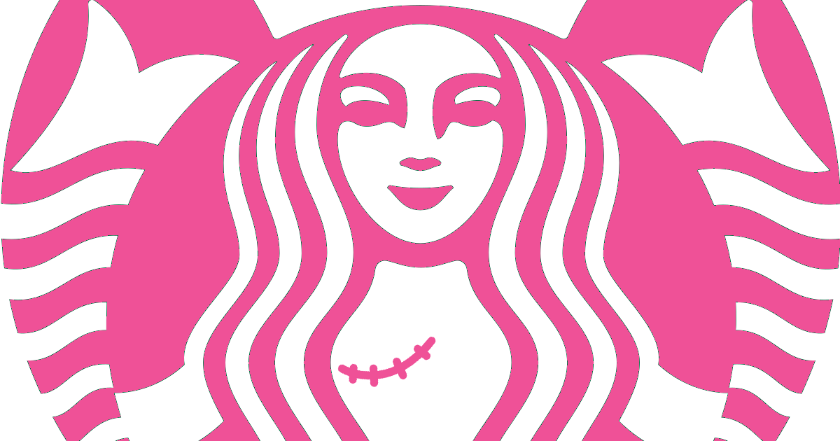 starbucks logo pink