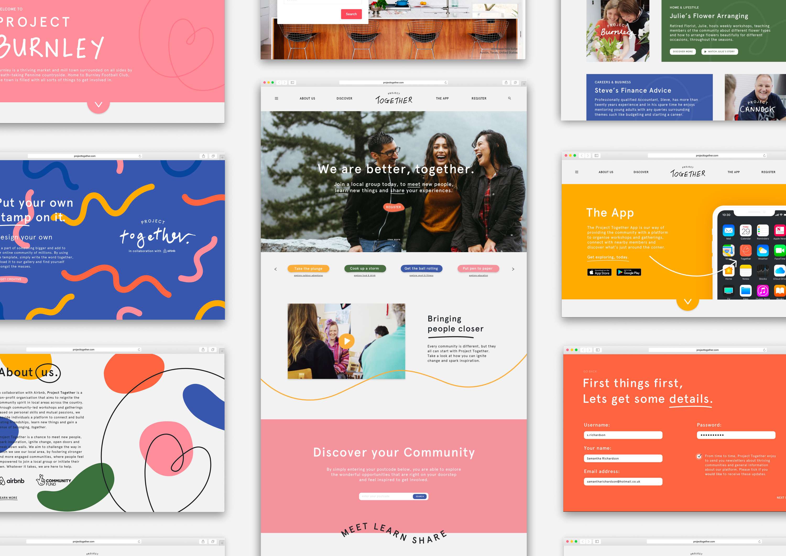 Project Together x Airbnb by Claudia Aggett