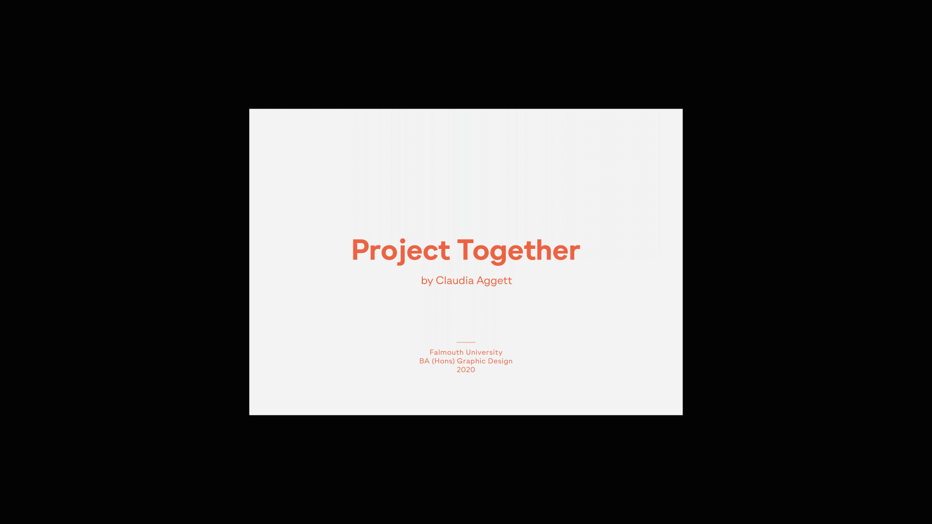 Project Together x Airbnb by Claudia Aggett