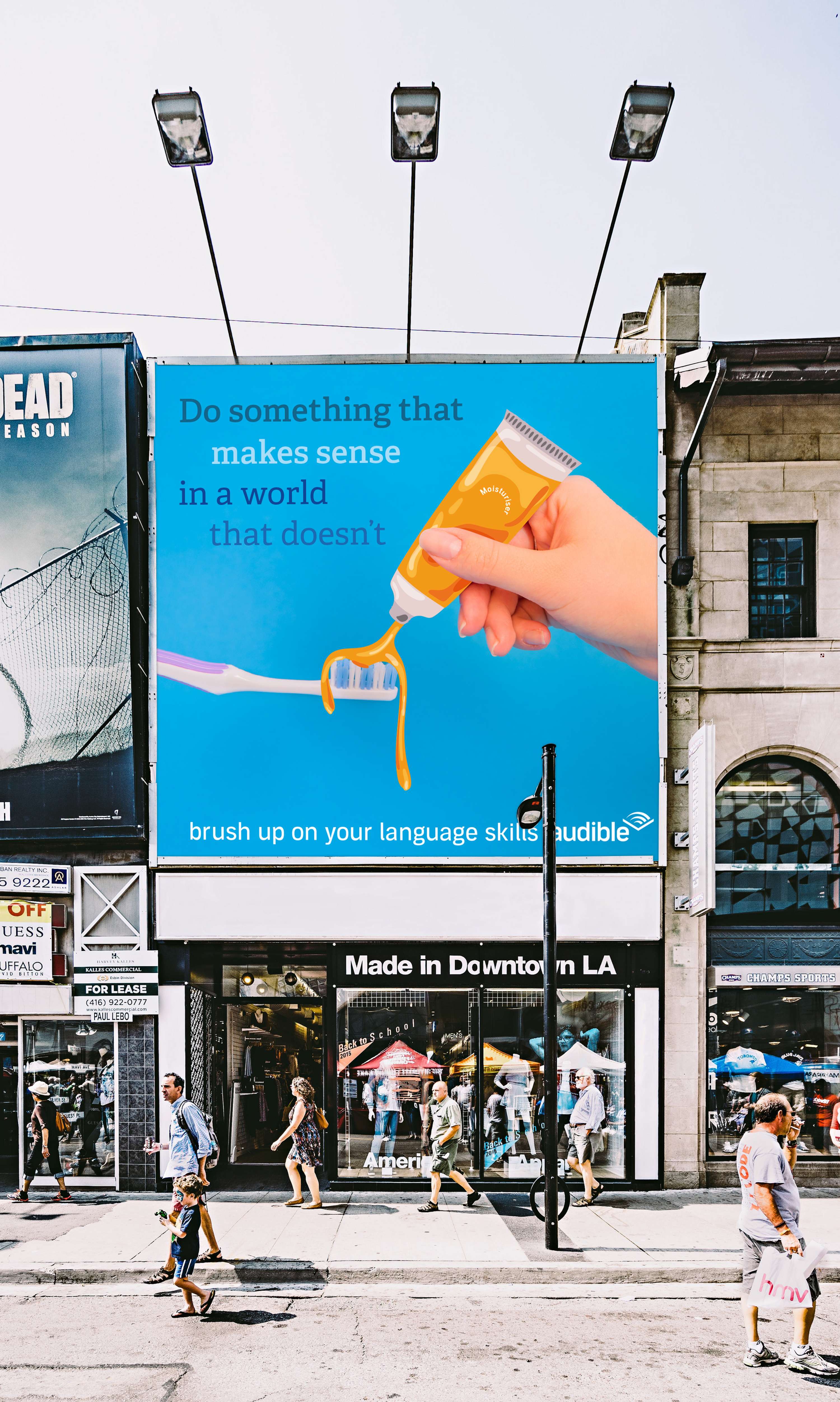 D&AD Audible 'Do Something That Makes Sense' by Amelia Lewis-Colonna