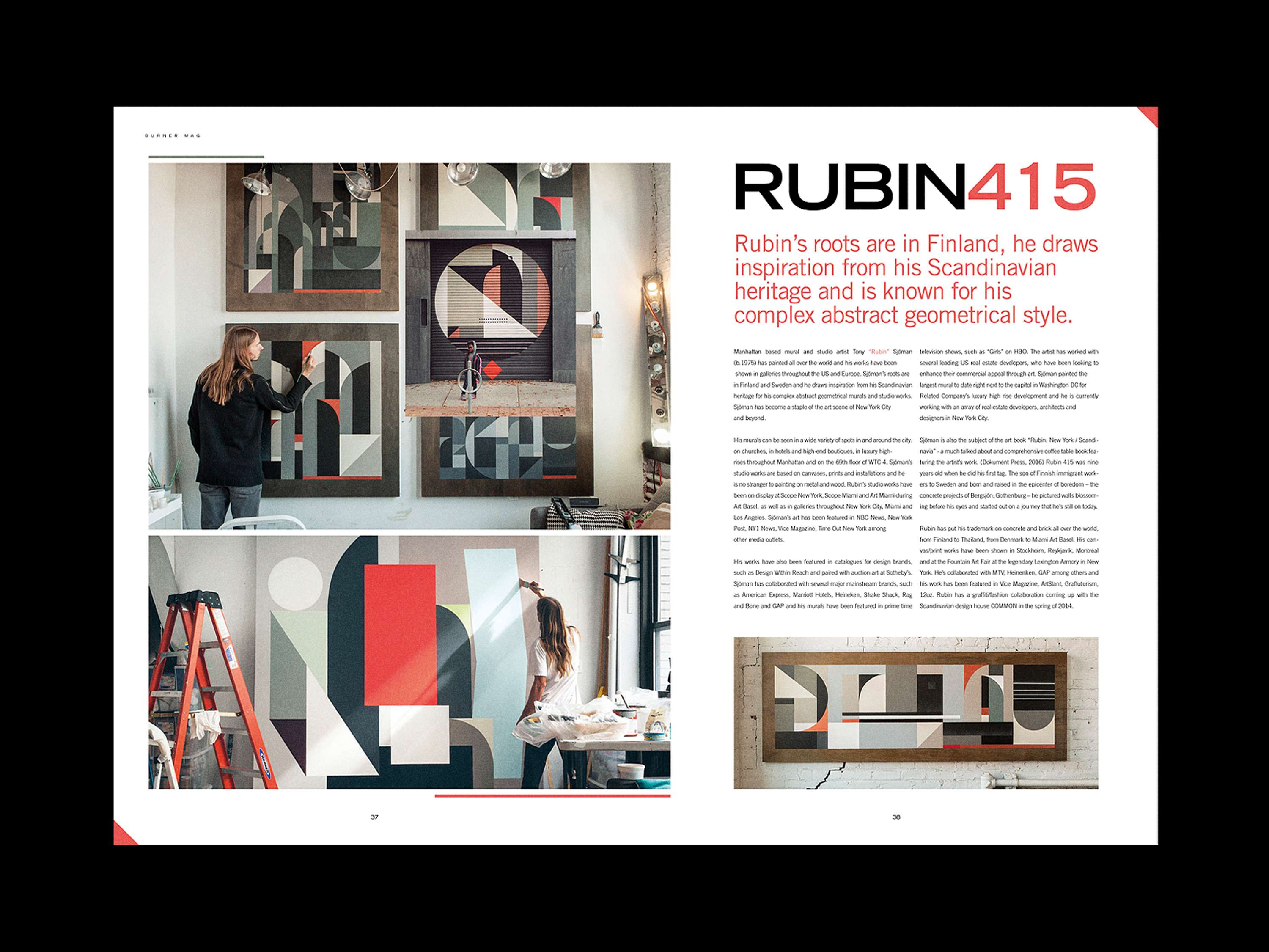 Editorial Spread Challenge - Short Side Project by Lewis Webster
