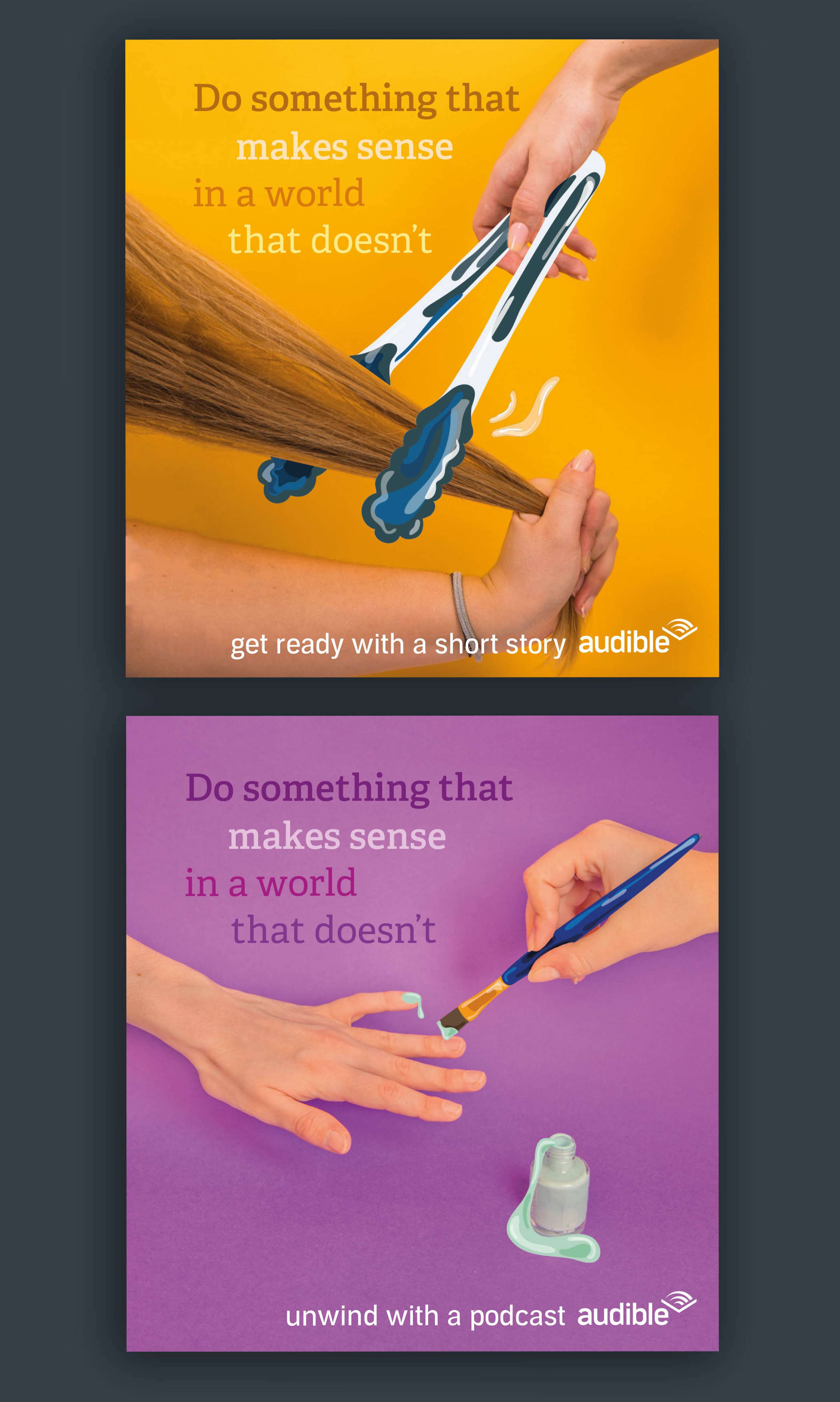 D&AD Audible 'Do Something That Makes Sense' by Amelia Lewis-Colonna