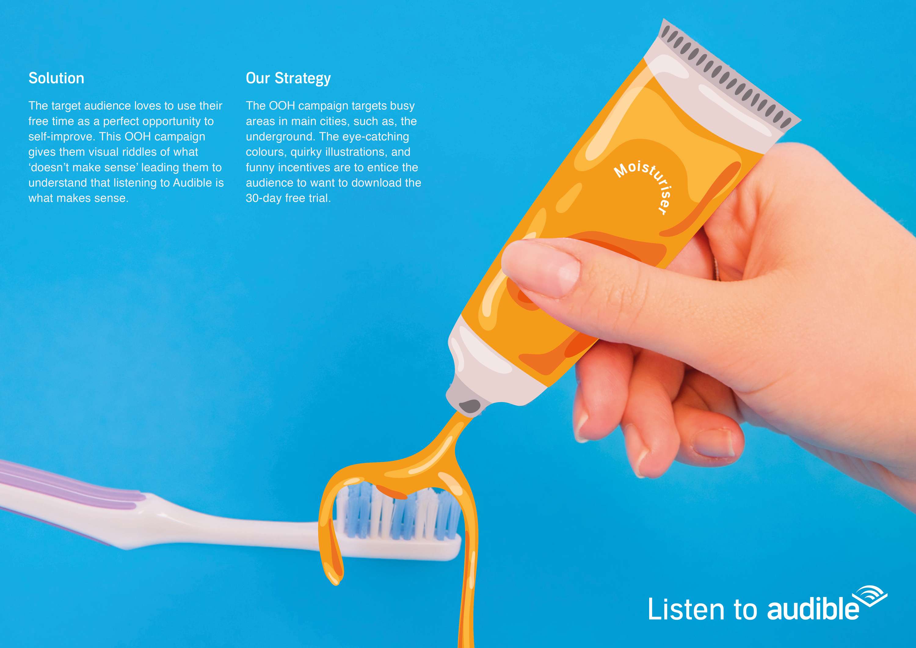 D&AD Audible 'Do Something That Makes Sense' by Amelia Lewis-Colonna