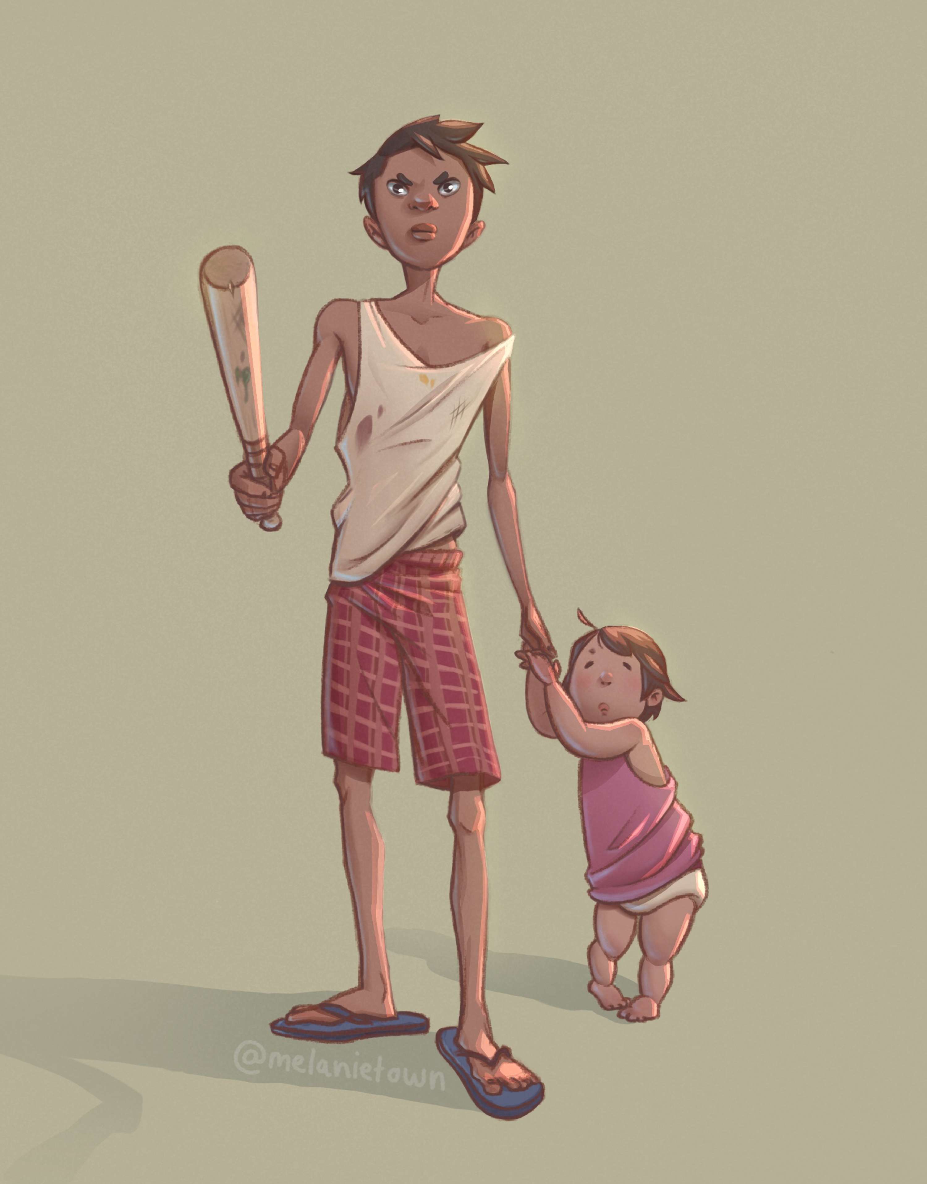 Protector | Character Art by Melanie Townsend