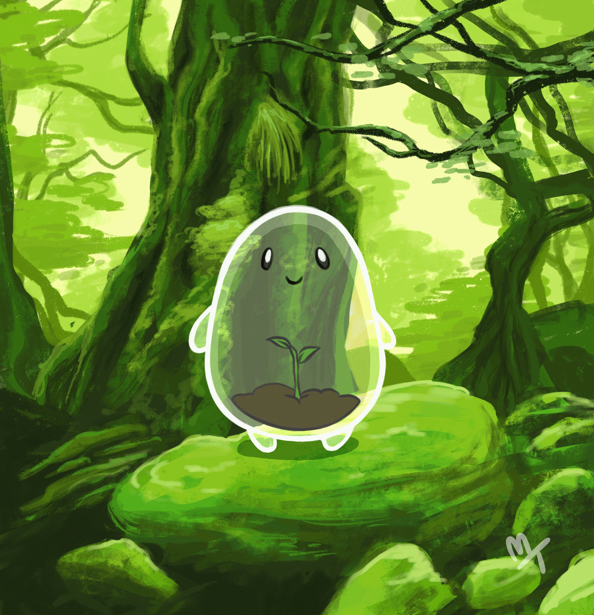 Tree Spirit | Animated GIF by Melanie Townsend