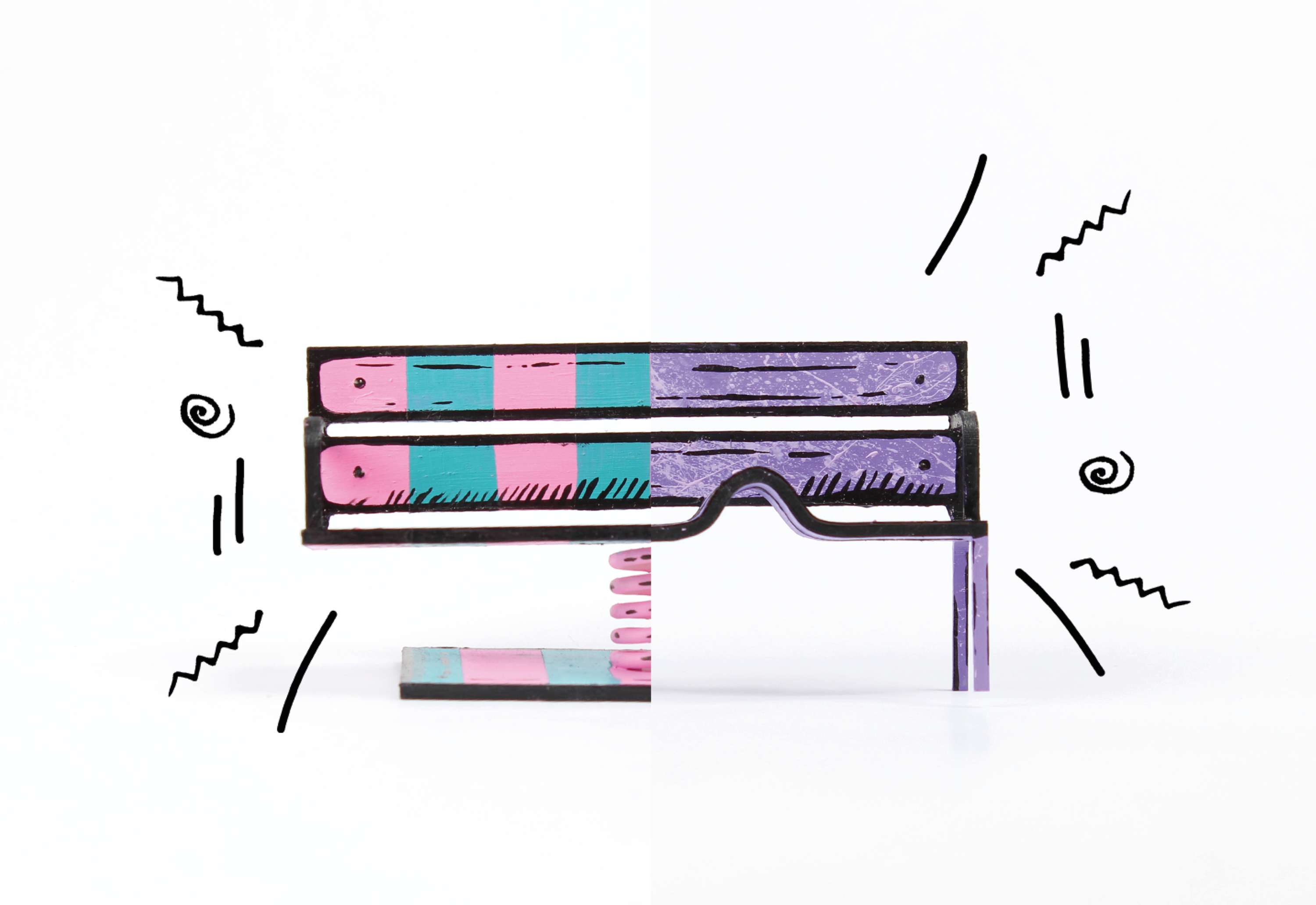 WHiMSiCAL BENCHES: A Platform Full of Joy by Saskia Wright